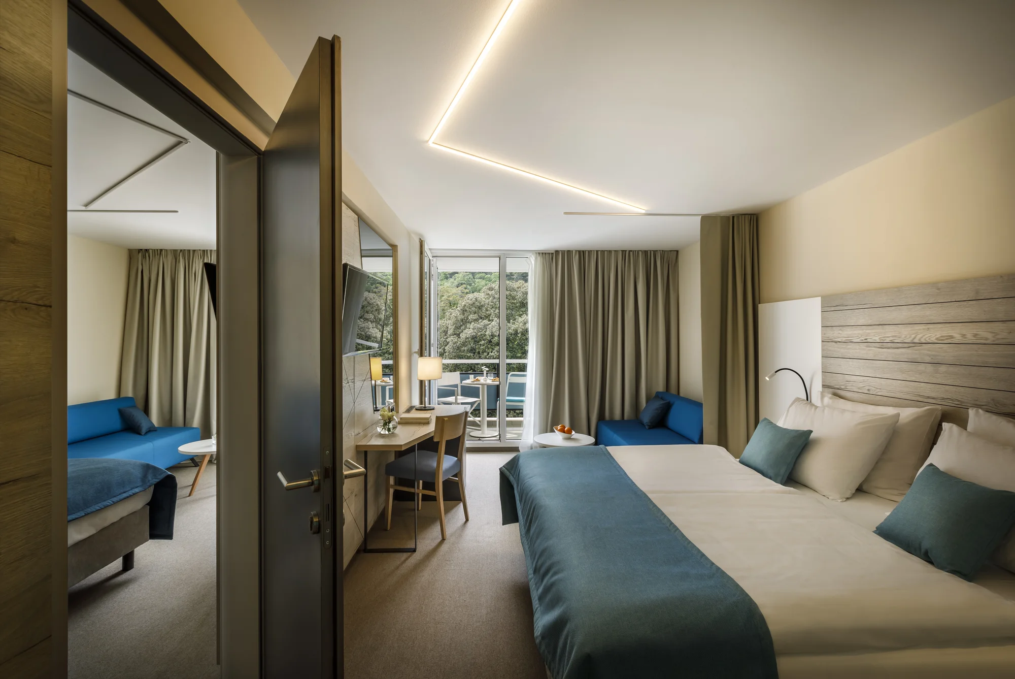 Hotel na Istrii u pláže: strava a točené nápoje u večeře, neomezený wellness, 2 děti do 13,9 let zdarma