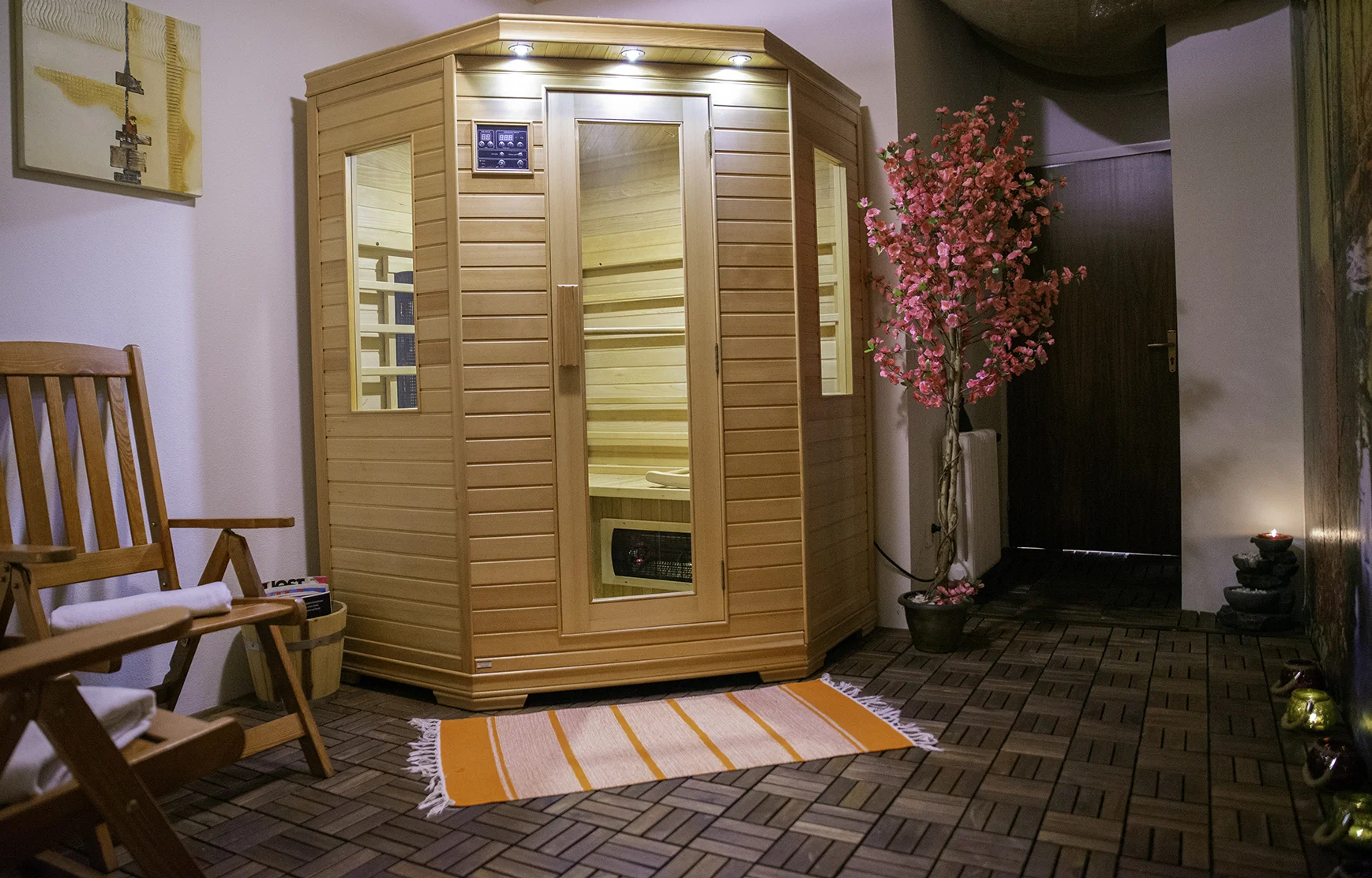 Relax pro 1–3 osoby: privátní infrasauna na 90 min. i s limonádou či sektem