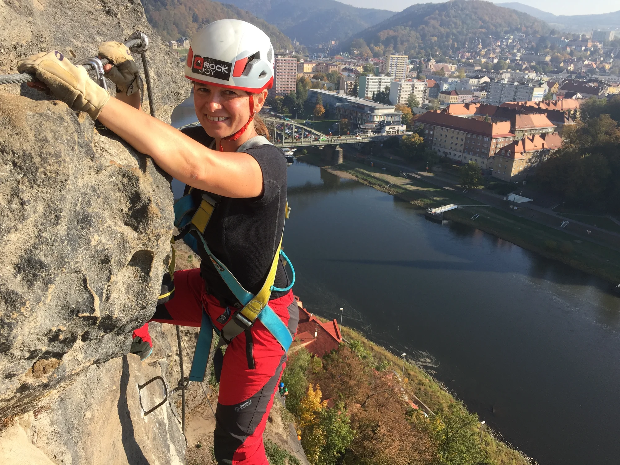 Via ferrata Pastýřská stěna: kurz základního lezení se zapůjčením vybavení