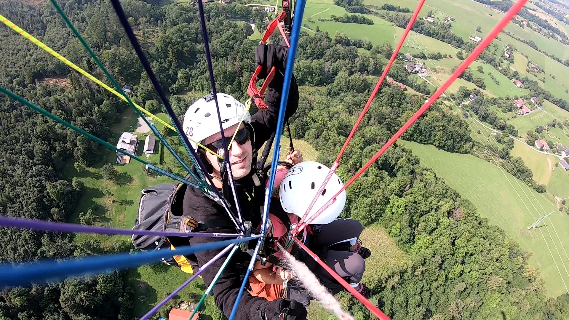 Tandemový paragliding: adrenalinový termický let v Beskydech pro 1 osobu