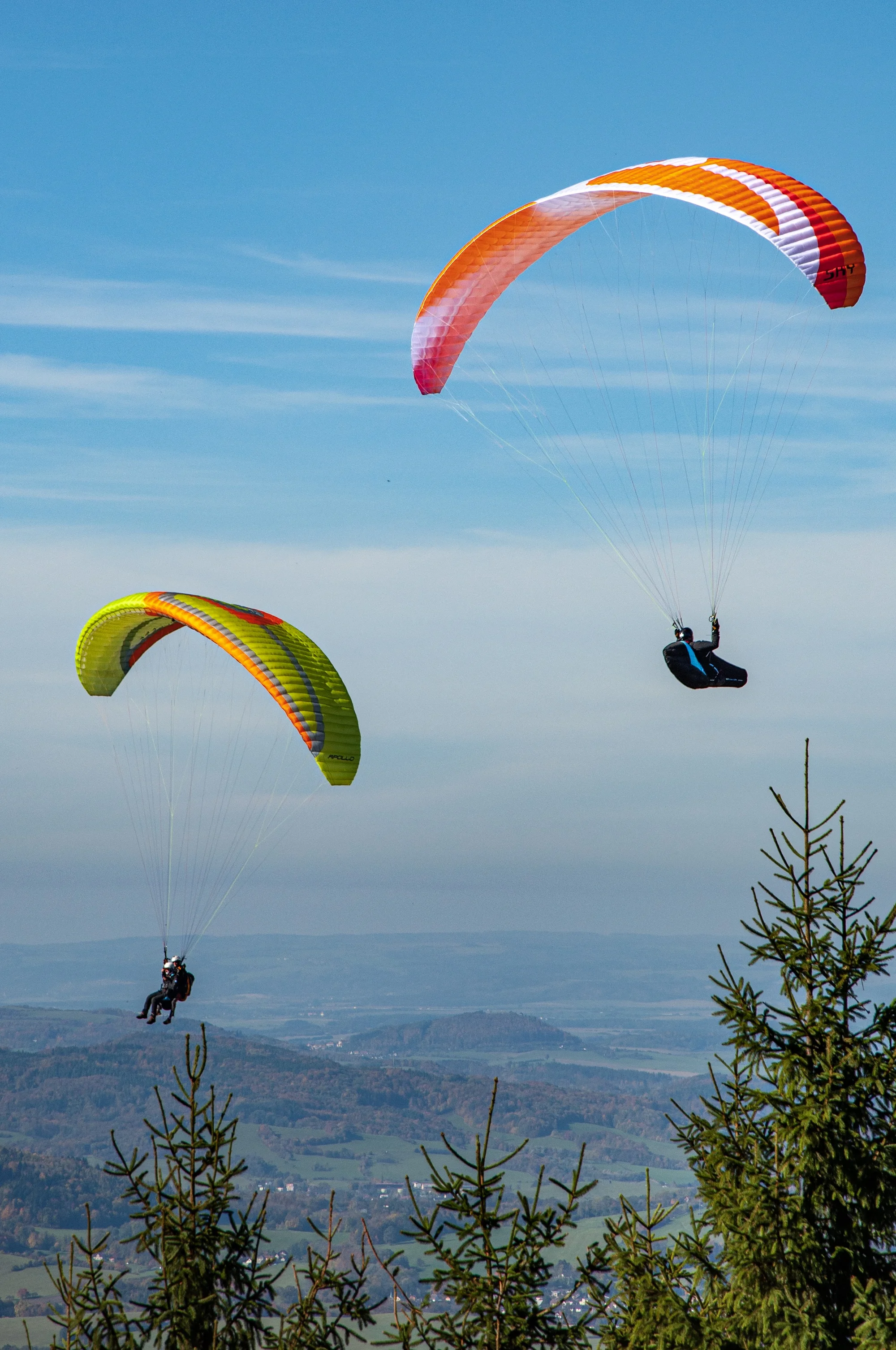 Tandemový paragliding: adrenalinový termický let v Beskydech pro 1 osobu