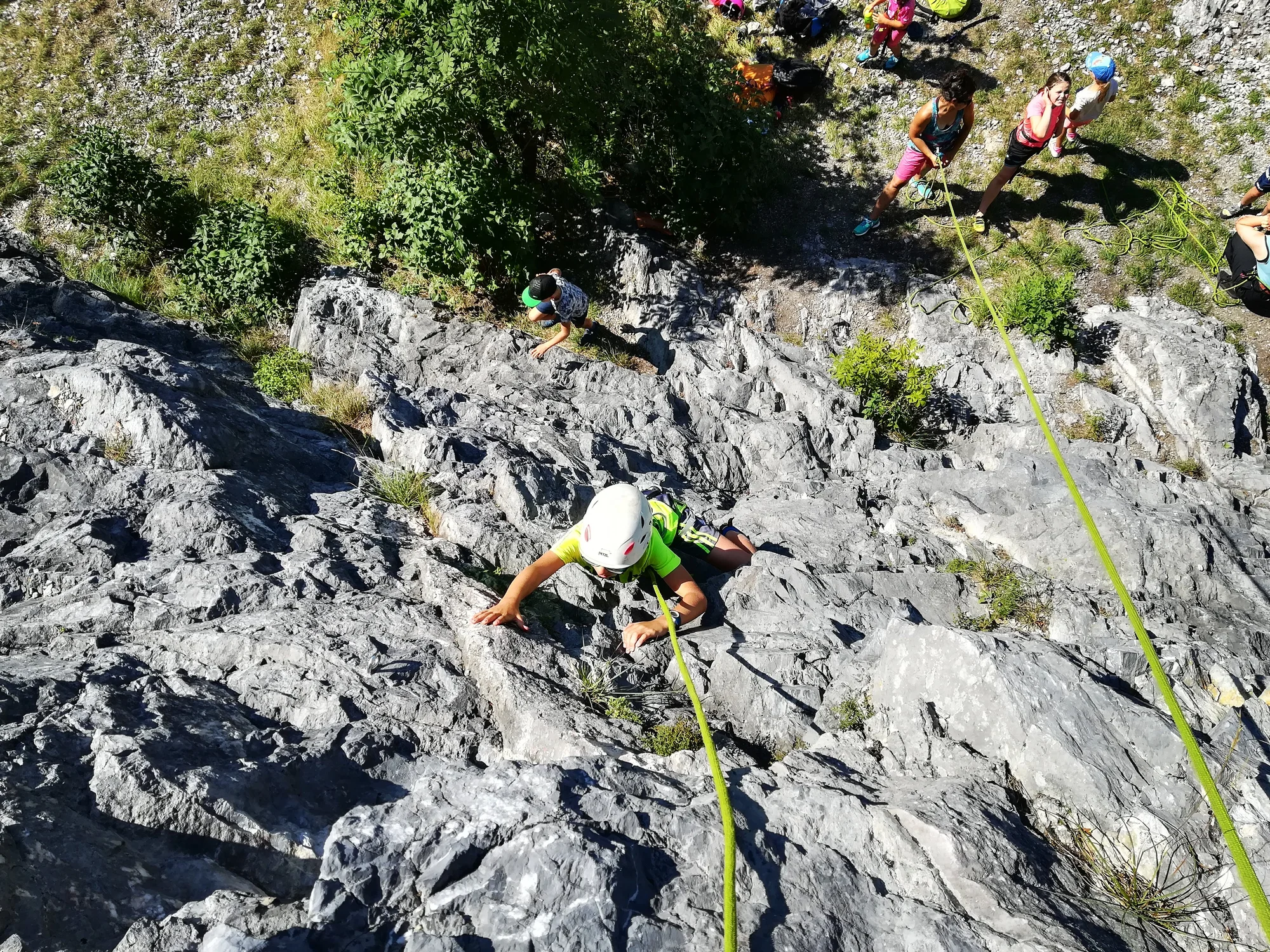 Kurz lezení na skalách: 2hodinový nebo 4hodinový pro 1 až 3 osoby