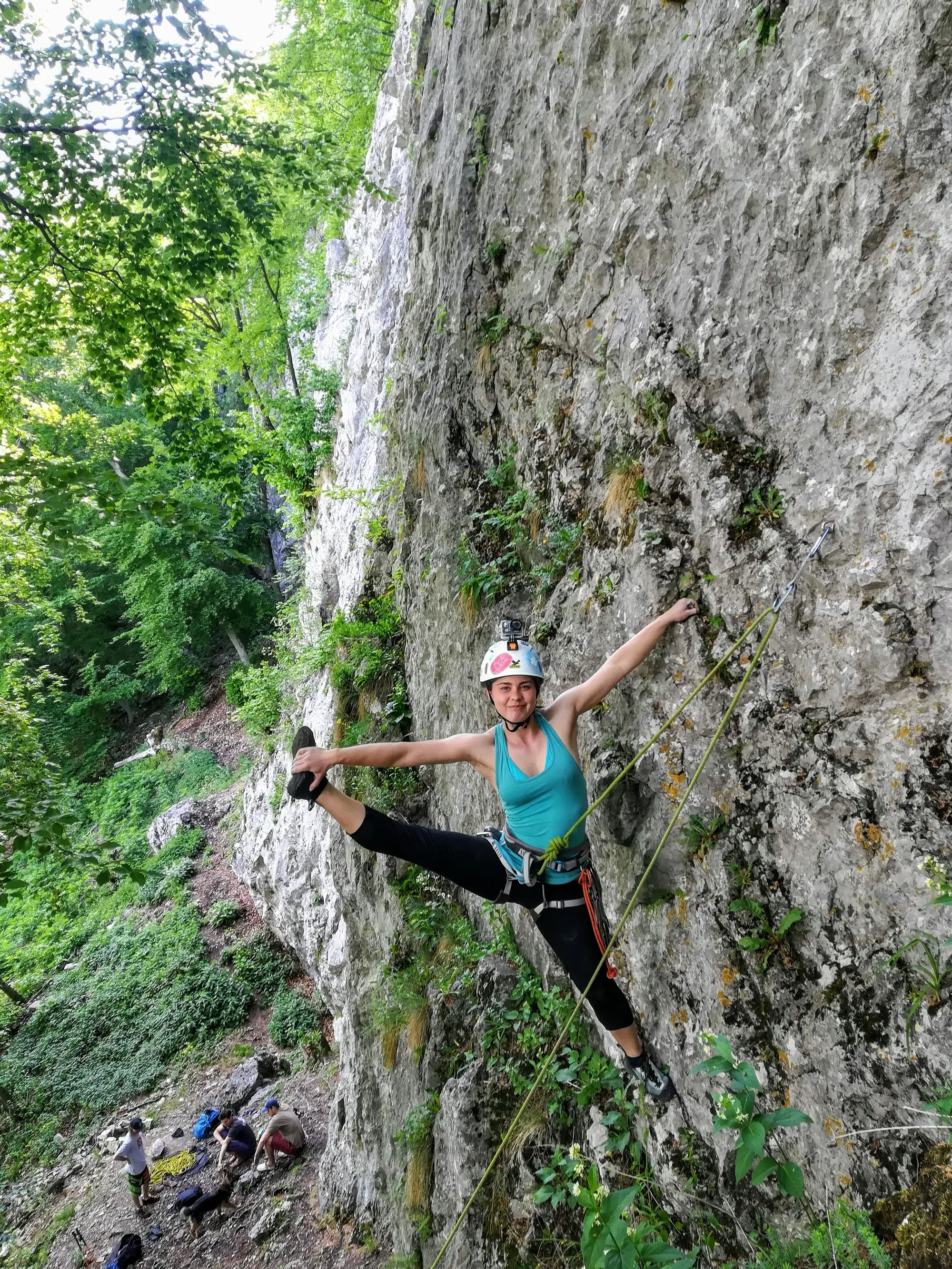 Kurz lezení na skalách: 2hodinový nebo 4hodinový pro 1 až 3 osoby