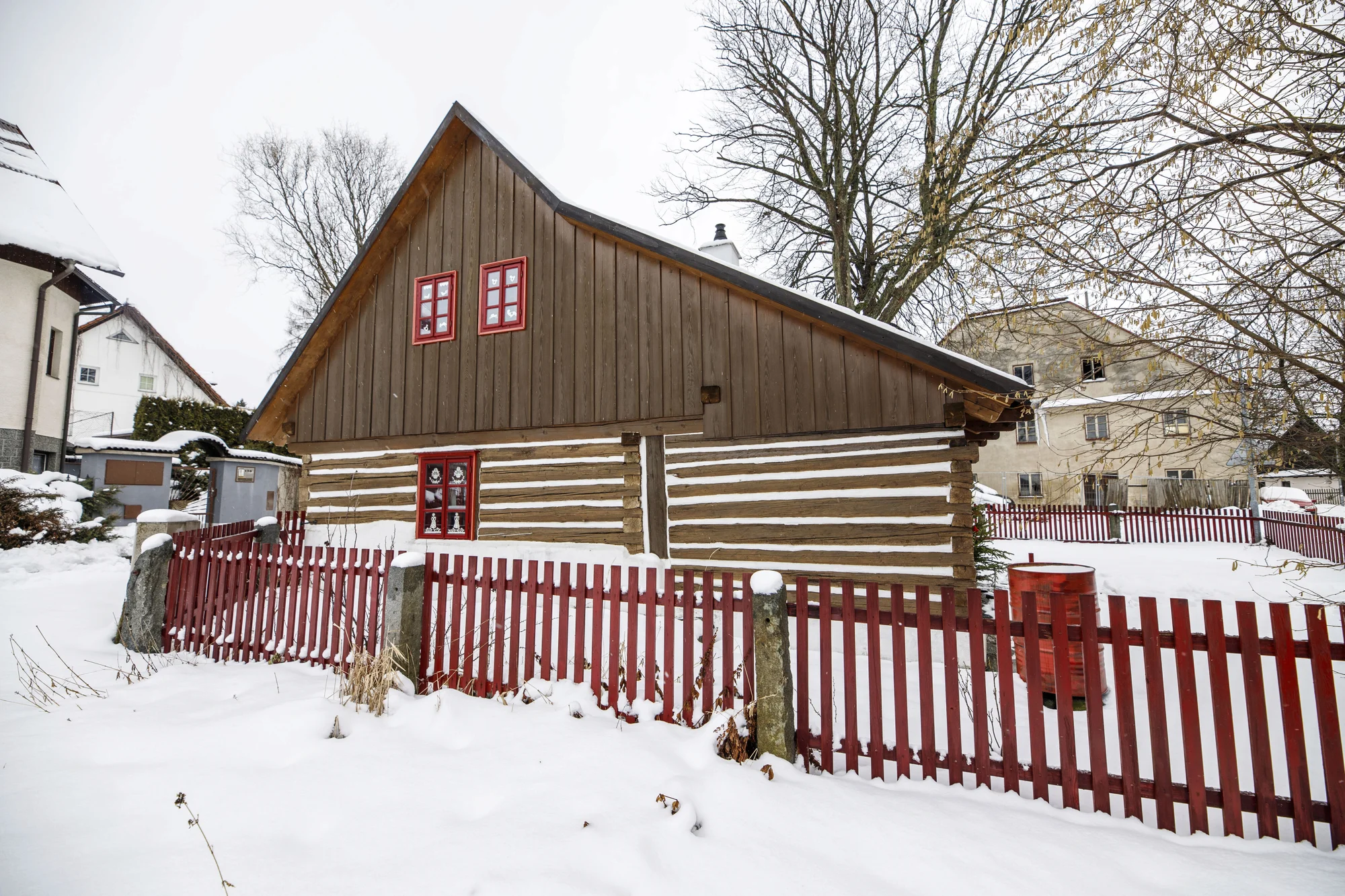 Pohádková Vysočina: pronájem stylové roubenky v Hlinsku až pro 8 výletníků