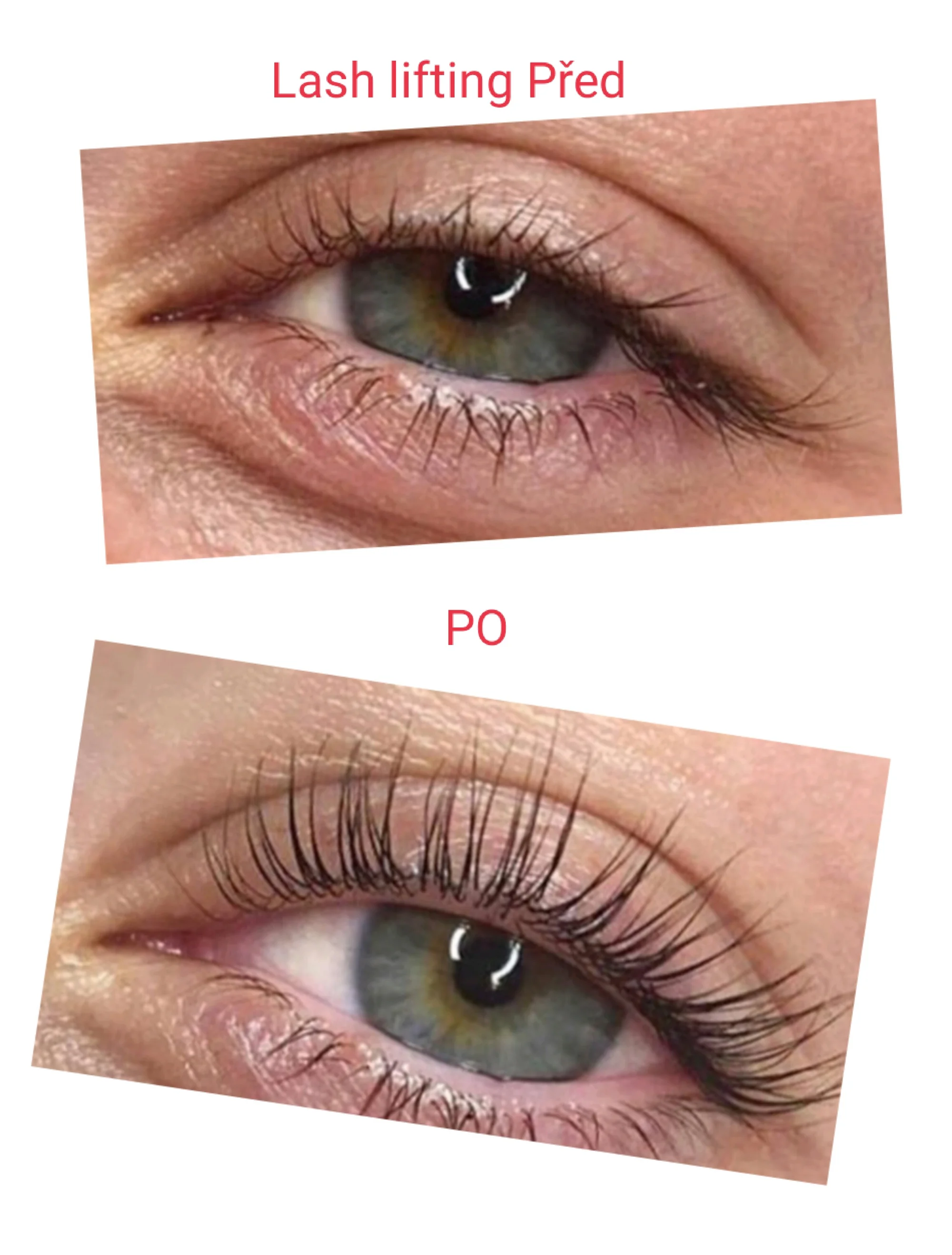 Lash lifting i vč. barvení či úprava obočí nebo prodloužení řas