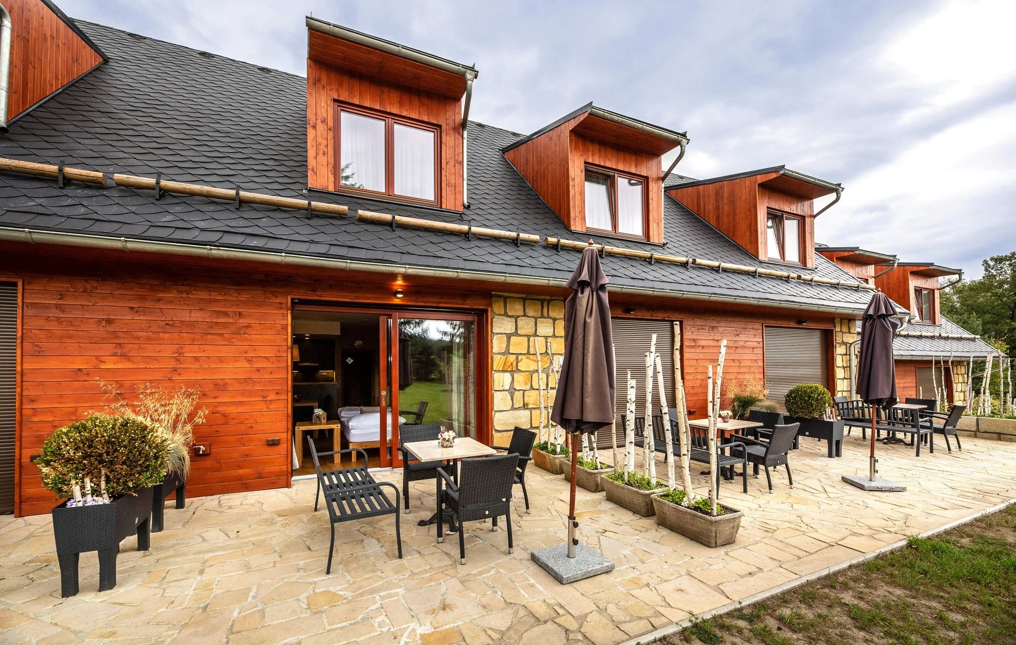 Krásný apartmán u České Lípy: snídaně i wellness a Lužické hory na dohled