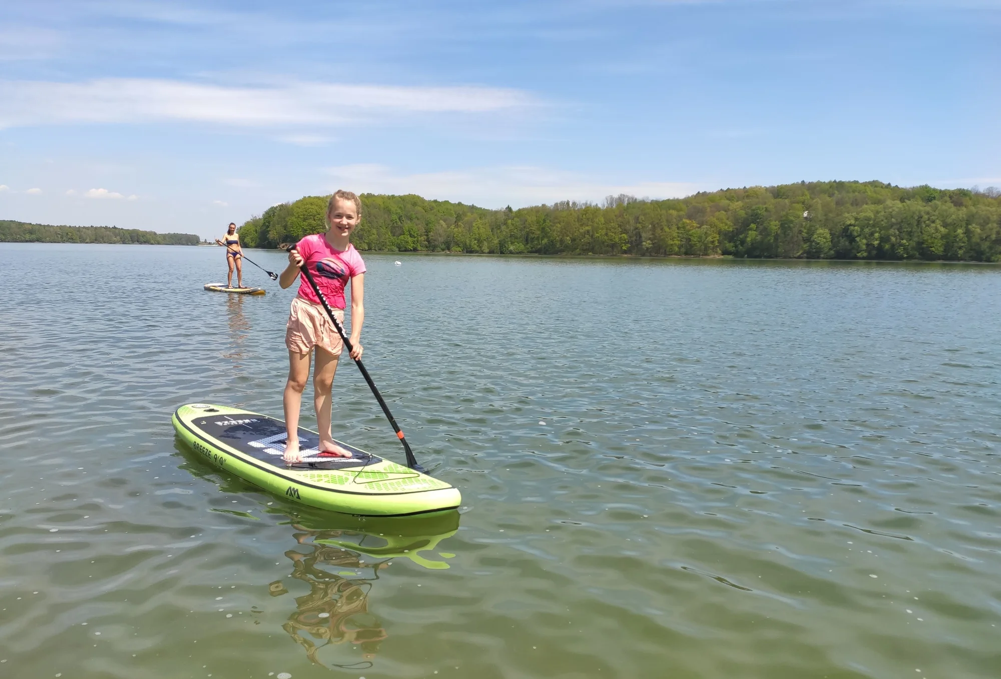 Zapůjčení paddleboardu na Žermanické přehradě pro 1 i 2 osoby na 2 hodiny