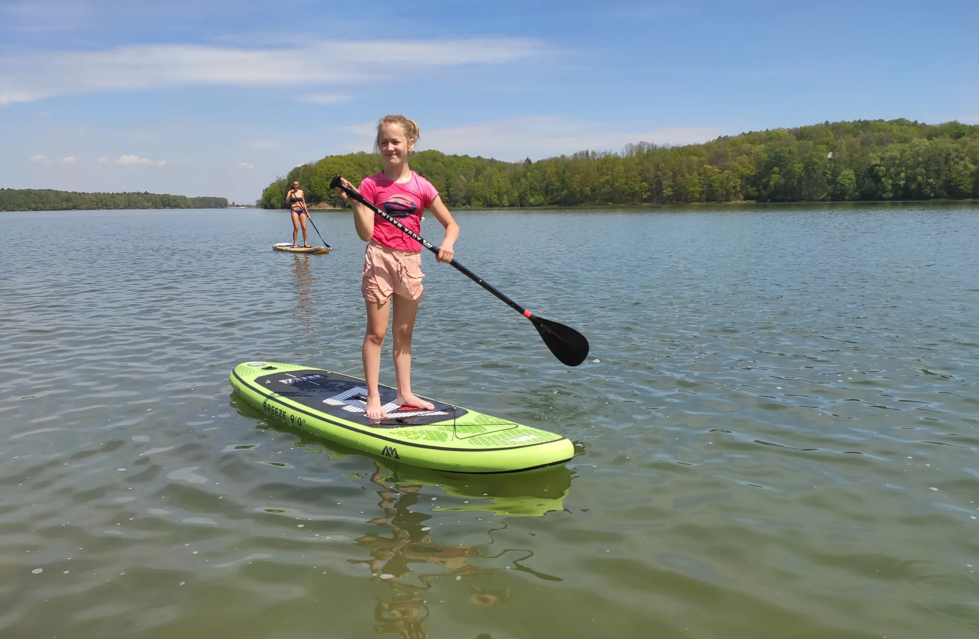 Zapůjčení paddleboardu na Žermanické přehradě pro 1 i 2 osoby na 2 hodiny