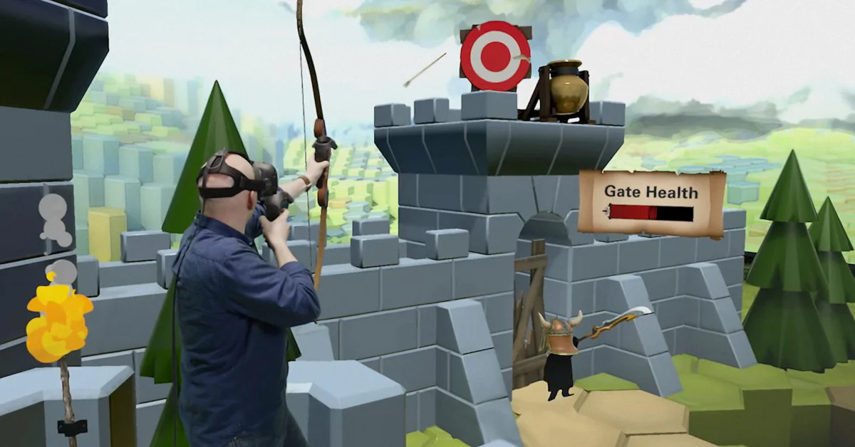 Virtuální realita na špičkovém herním zařízení HTC Vive: 55 minut až pro 4 hráče, mnoho různých her
