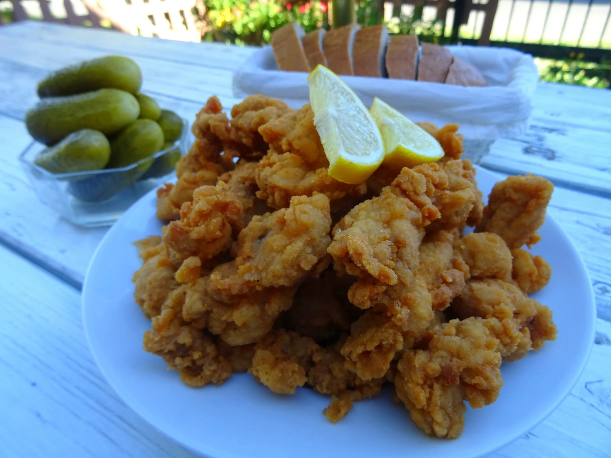 1 či 2 kg řízků marinovaných ve smetaně s přílohami: vepřové, kuřecí nebo mix
