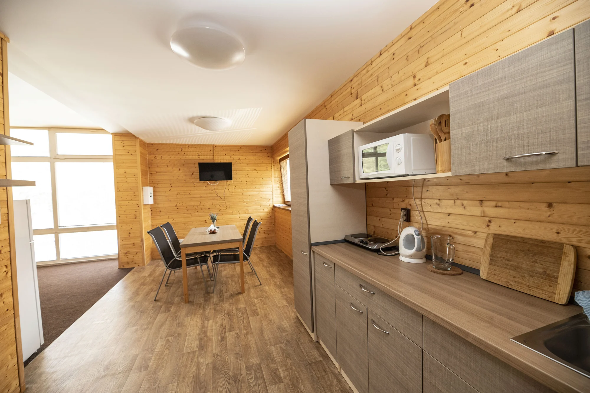 Komfortní apartmány přímo na pláži u Vranovské přehrady: krytá terasa, lodičky i venkovní bazén