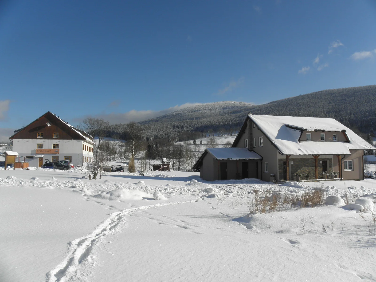 Dovolená v Jeseníkách pod Ramzovou: polopenze, krytý i vyhřívaný bazén s mořskou vodou