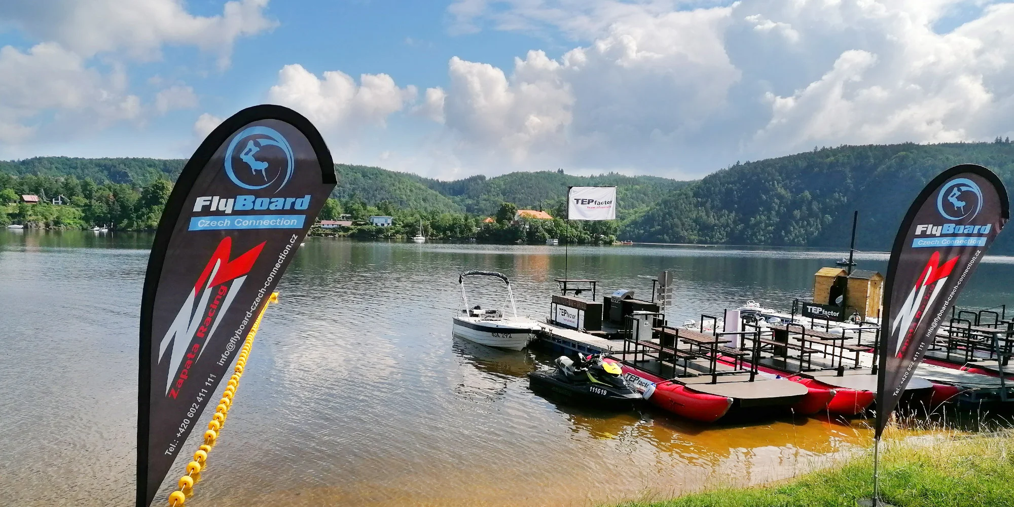 Flyboard: let nad hladinou v Brně, Ostravě, Plzni, Praze nebo České Lípě