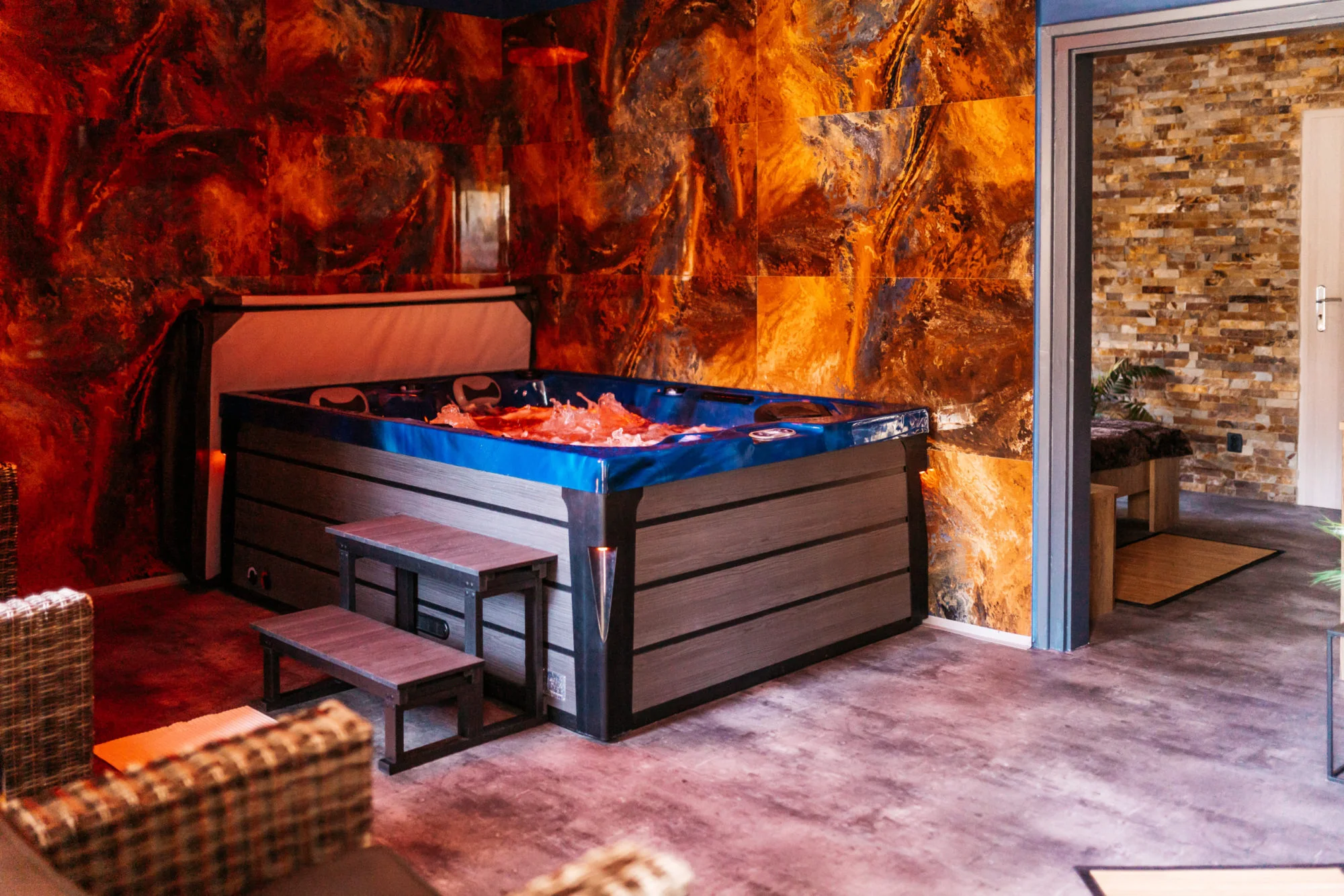 Božský relax pro 2 osoby: 2 hodiny privátního wellness i s lahví sektu