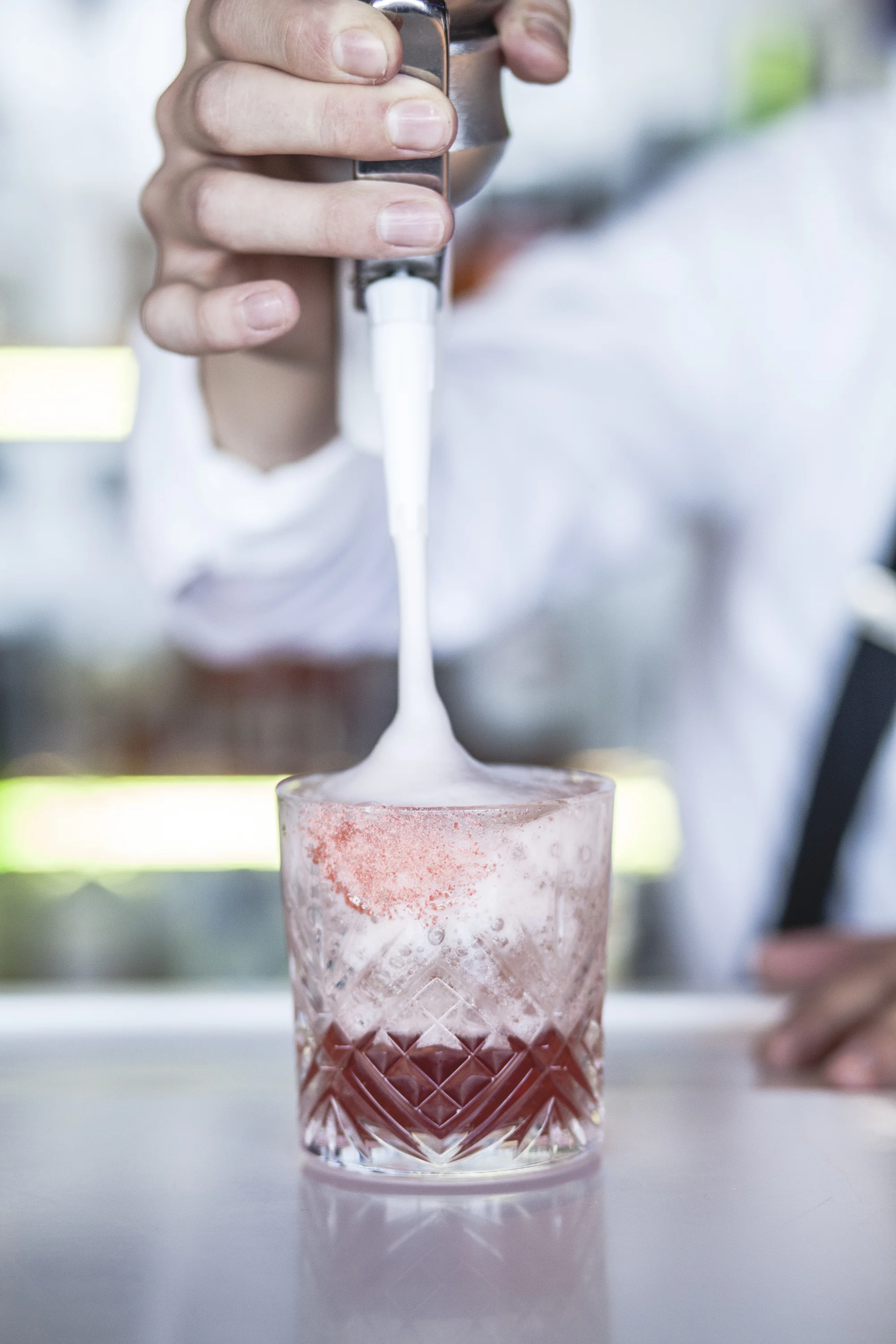 Luxusní 5chodové menu v Žižkovské věži: foie gras, siven, kachní prsa a signature cocktail