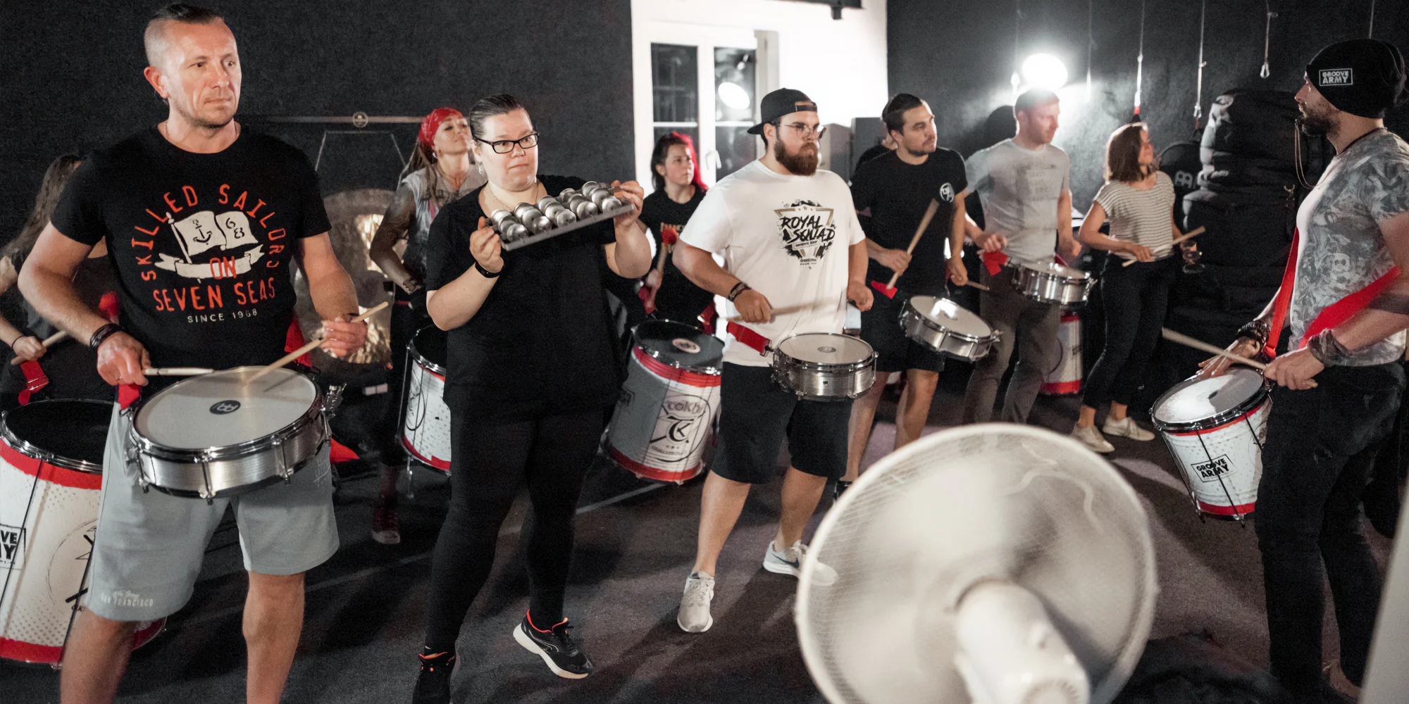 Vstupy na otevřené lekce v bubenické škole Groove Army Academy