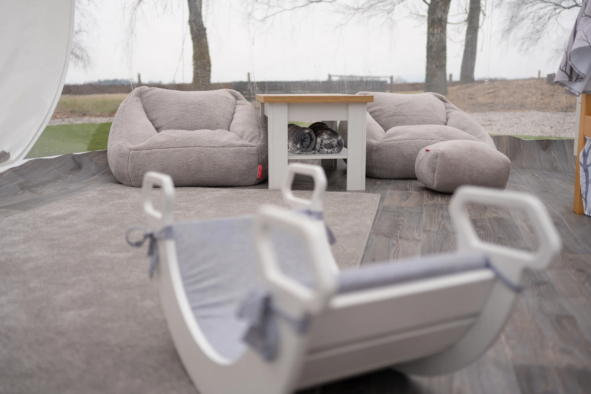 Parádní glamping V bublině: neomezený relax v sauně a výhled na hvězdy