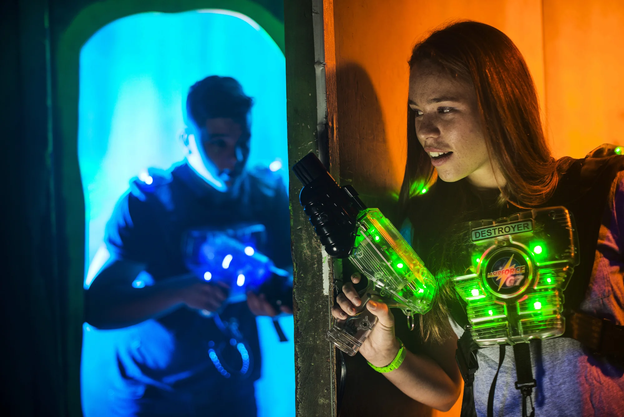 Jedna hra v moderní laser game aréně Mercuria Liberec pro 1–10 hráčů