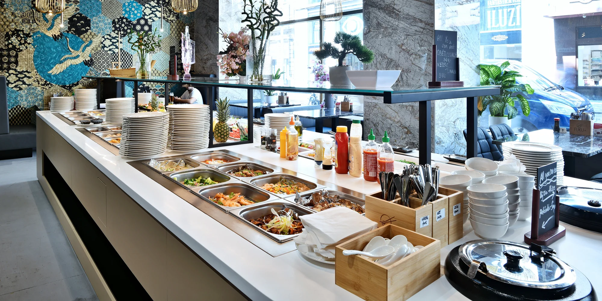 Obědové i večeřové all you can eat asijských specialit v centru Prahy