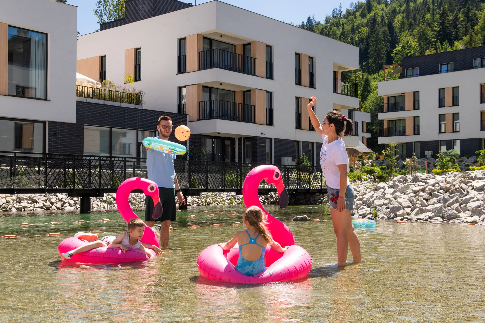 Moderní resort v polských Beskydech: apartmán s kuchyňkou, jídlo a neomezený wellness