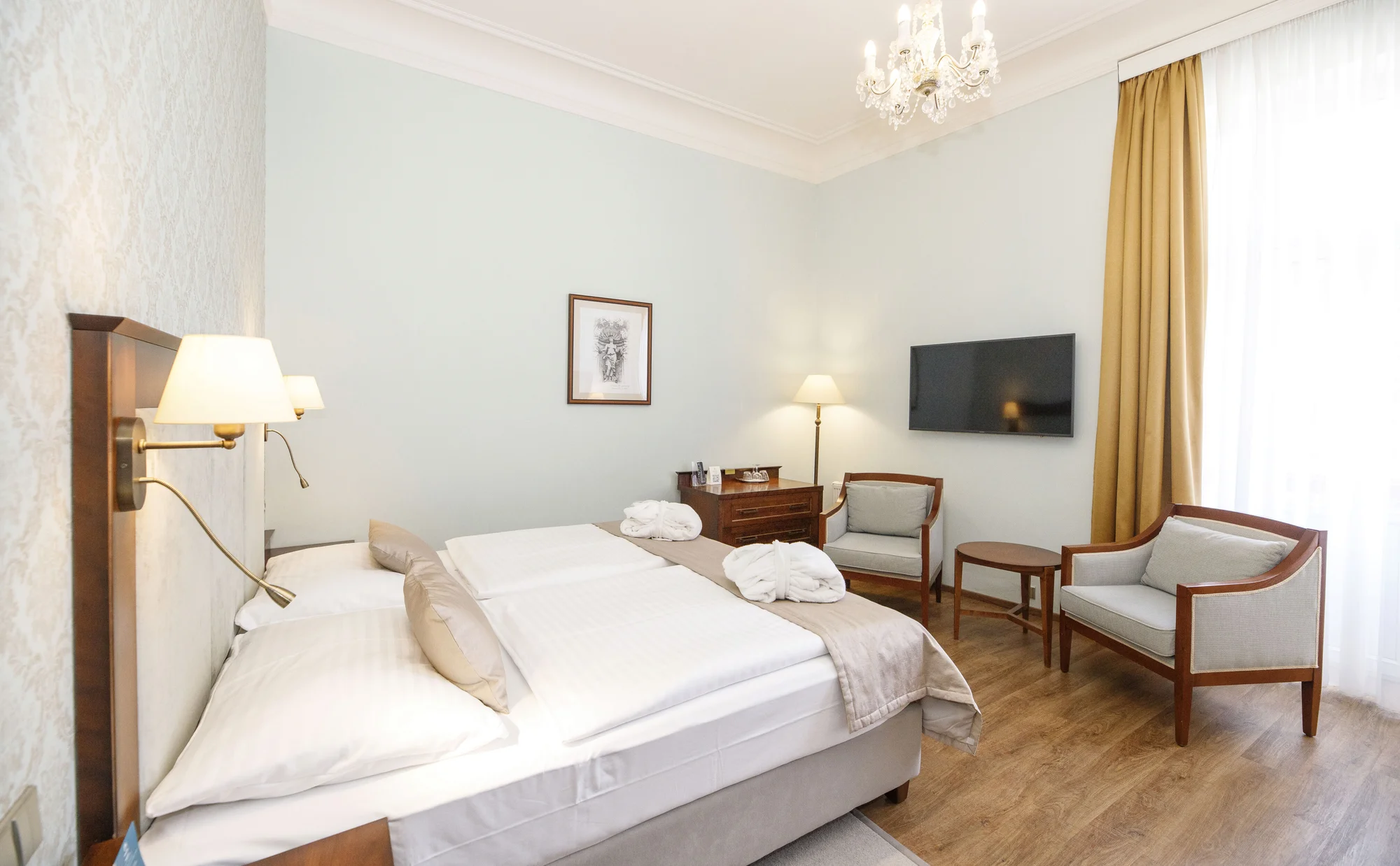 4* pobyt v centru Mariánských Lázní s polopenzí, wellness i procedurami