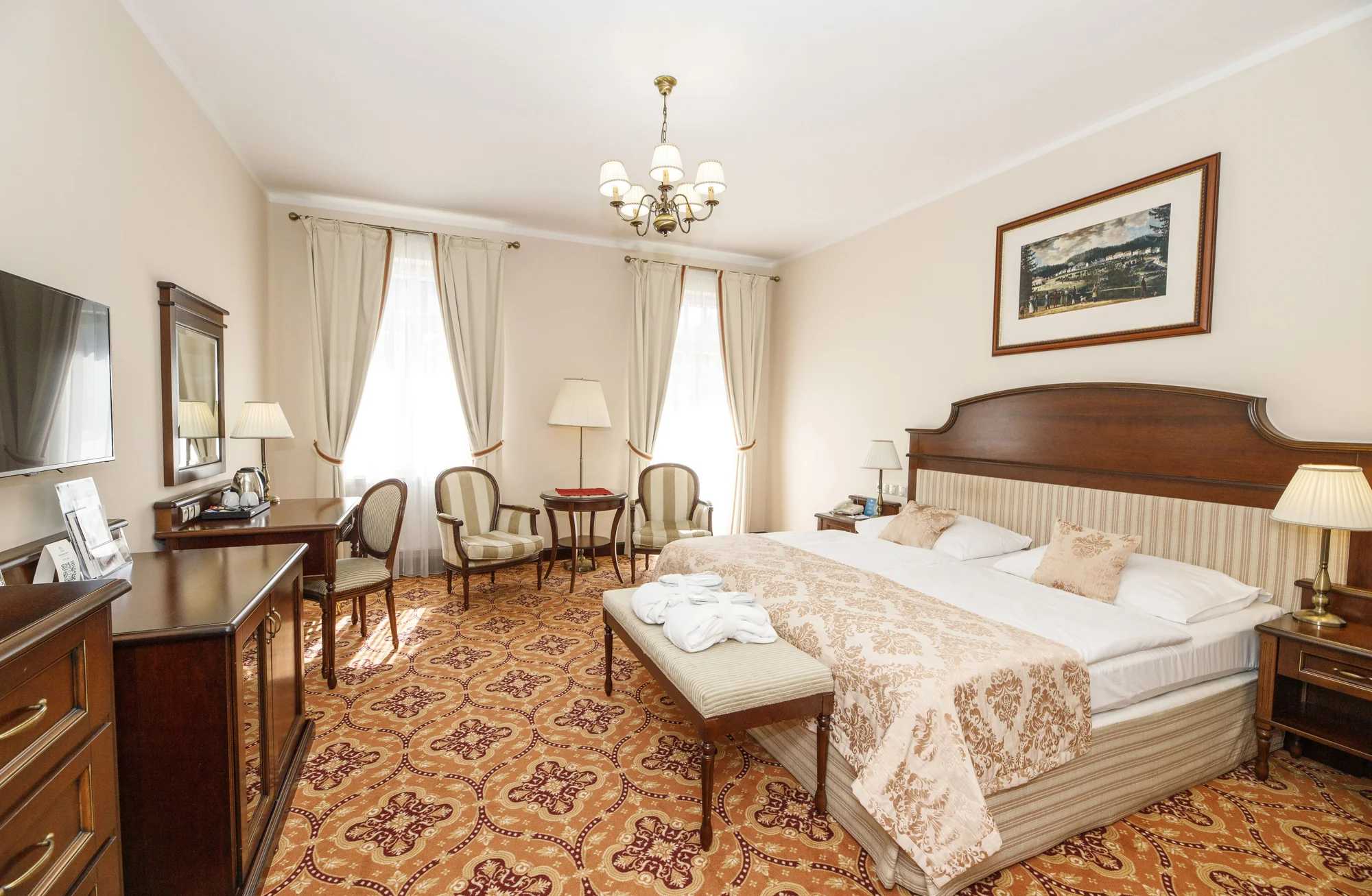 4* pobyt v centru Mariánských Lázní s polopenzí, wellness i procedurami