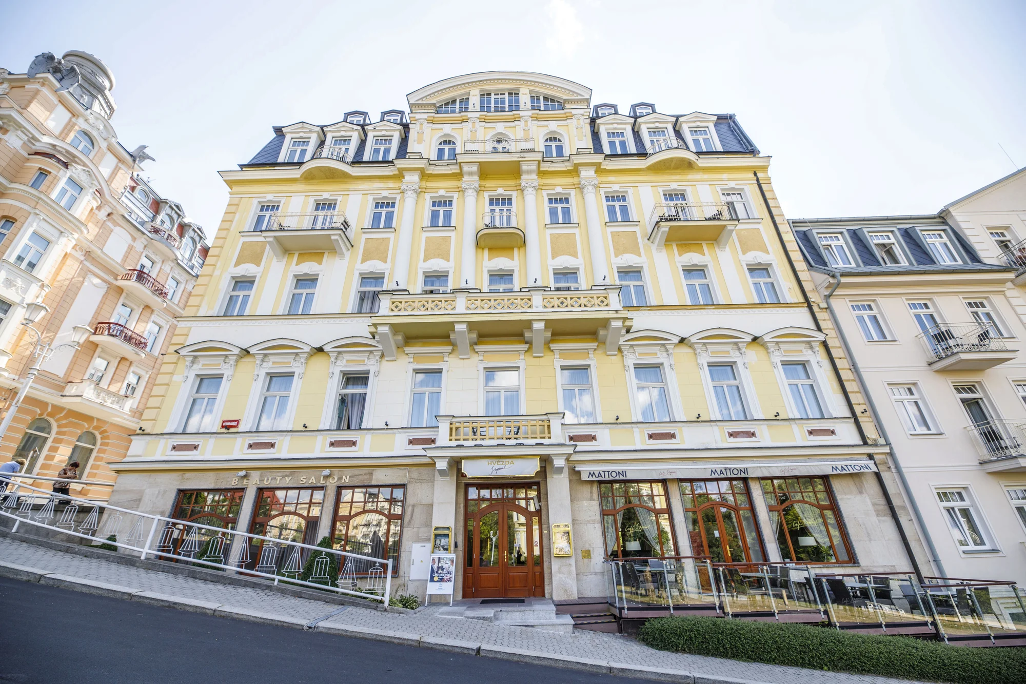 4* pobyt v centru Mariánských Lázní s polopenzí, wellness i procedurami