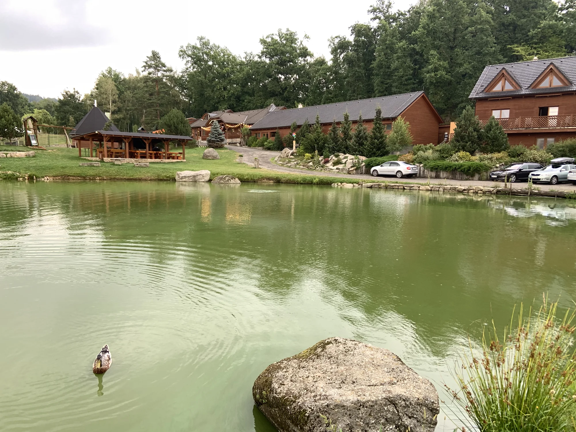 Pobyt ve středních Čechách: možnost stravy, rybaření i minizoo