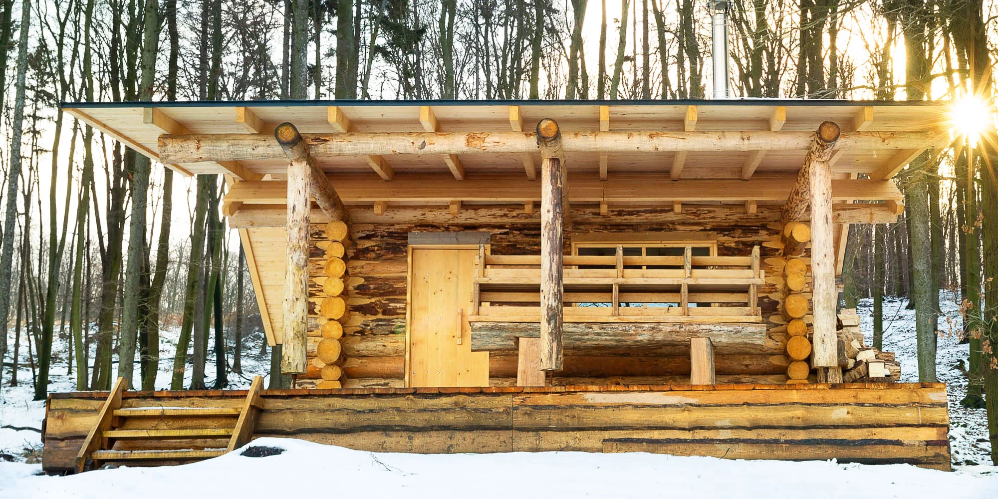 Zážitkové ubytování: srub pro 5, pozorování zvěře