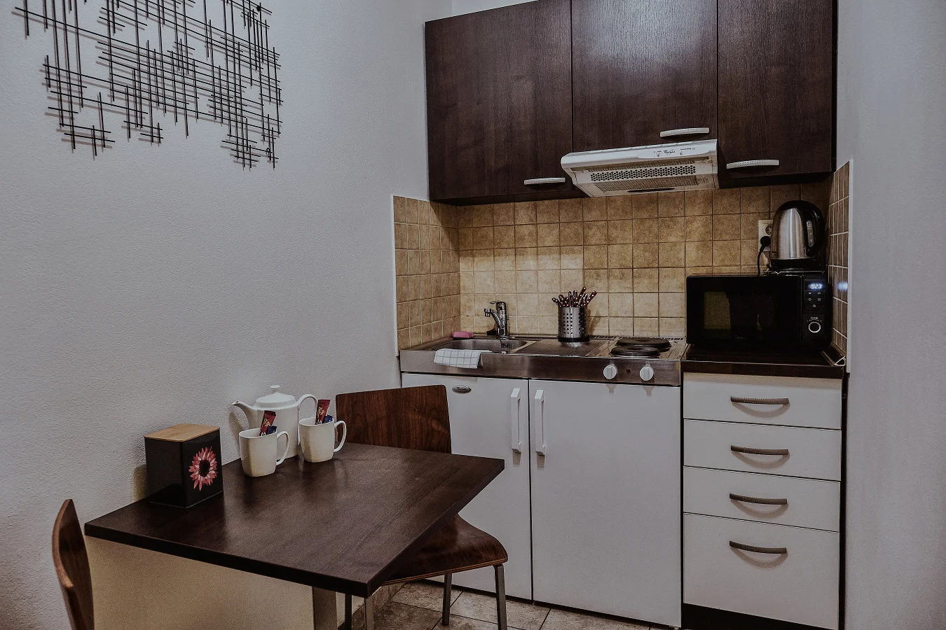 Apartmány na Liptově přímo v areálu Aquaparku Bešeňová, lahev sektu