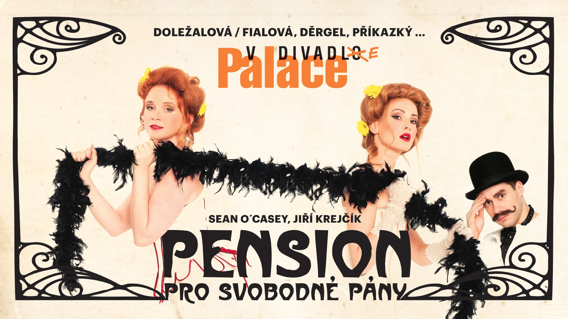 Dárkový poukaz v hodnotě 1000 Kč na představení v Divadle Palace dle vašeho výběru