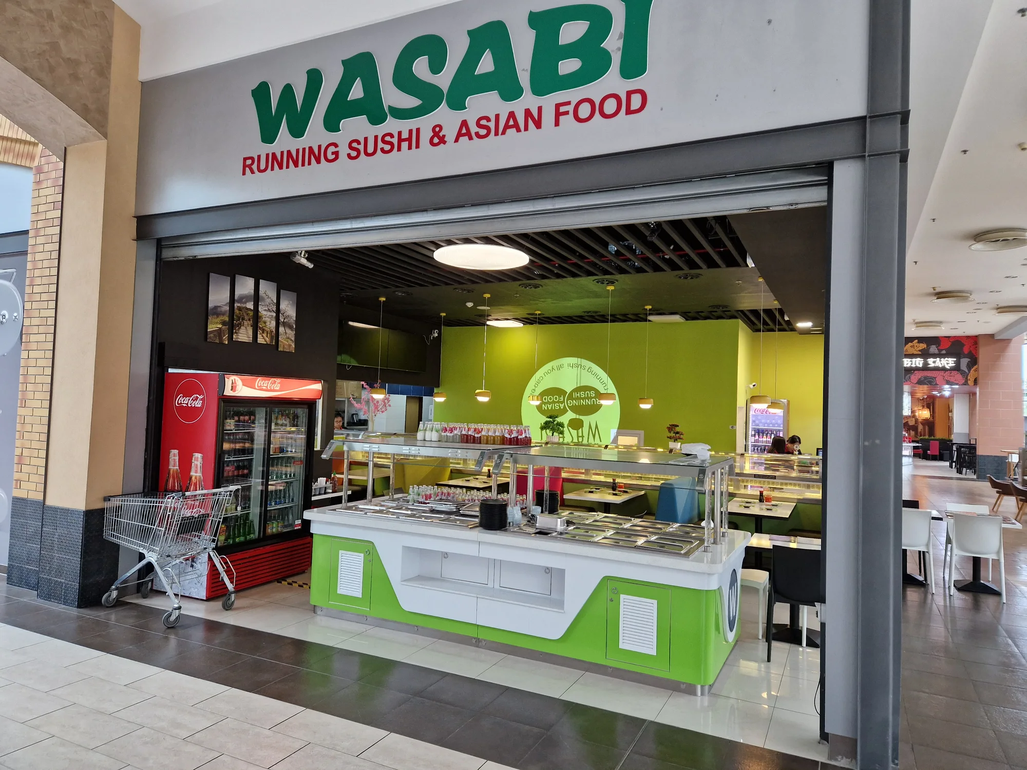 Running sushi ve Wasabi Olomouc: 1,5 hodiny neomezeného hodování pro 1 osobu