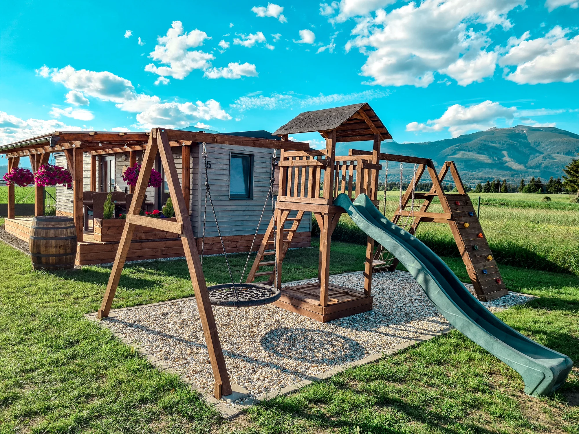 Mobilní domky s wellness a panoramatem Vysokých a Nízkých Tater