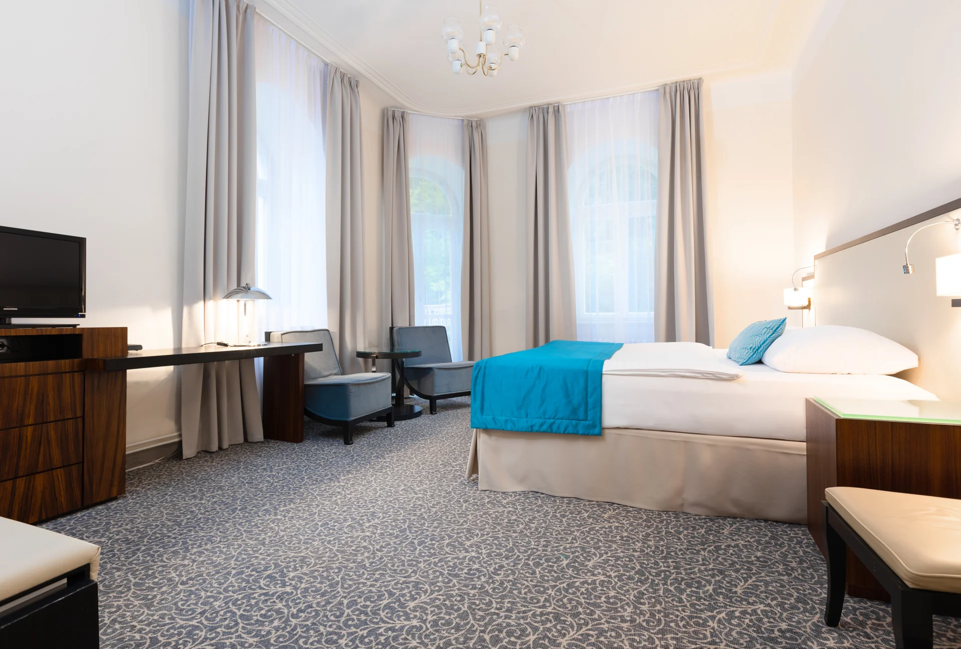 Až 6denní pobyt v OREA Spa Hotelu Bohemia**** v Mariánských Lázních: polopenze i procedury