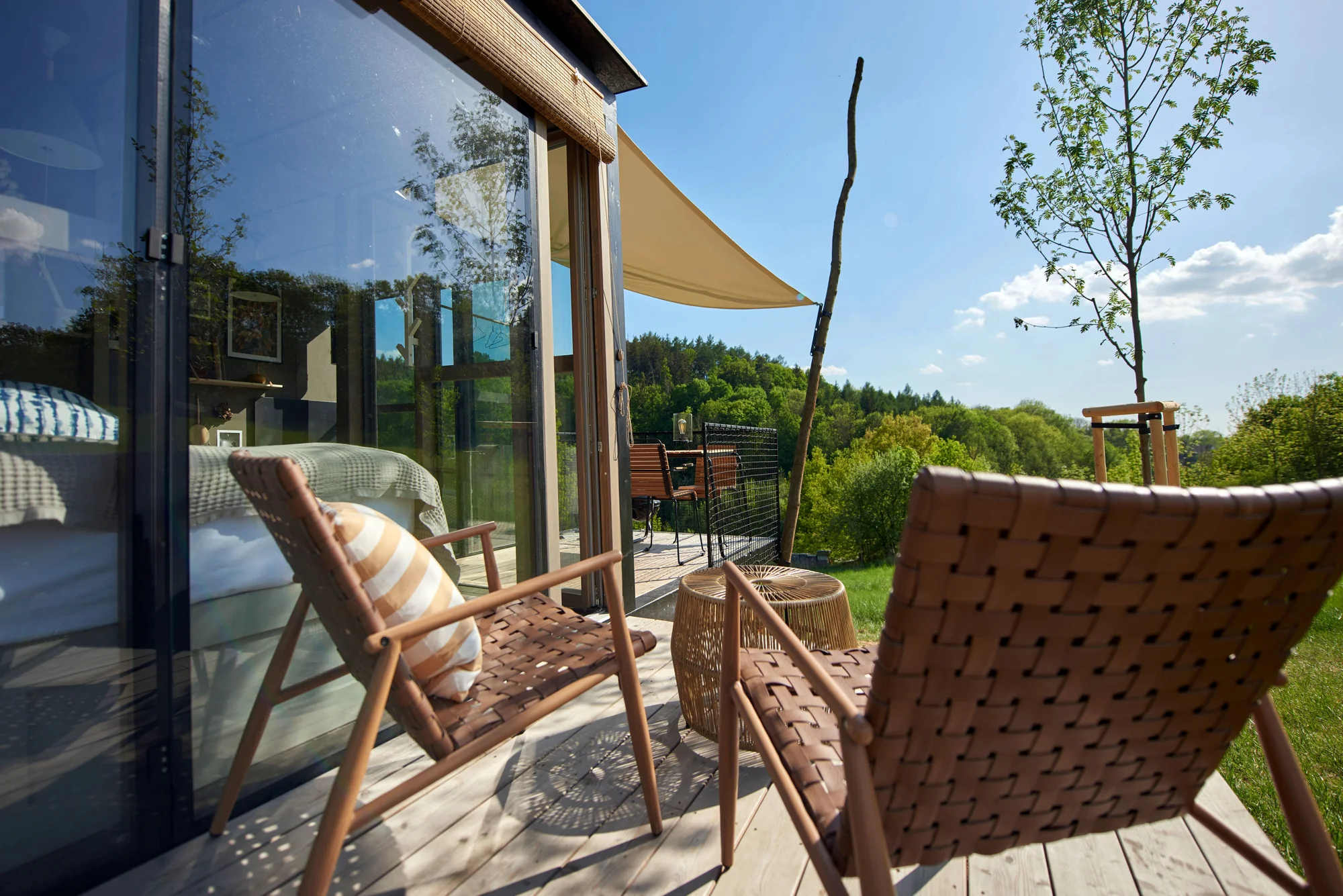 Netradiční pobyt na východě Čech: ubytování v luxusní chatě, snídaňová bednička a wellness