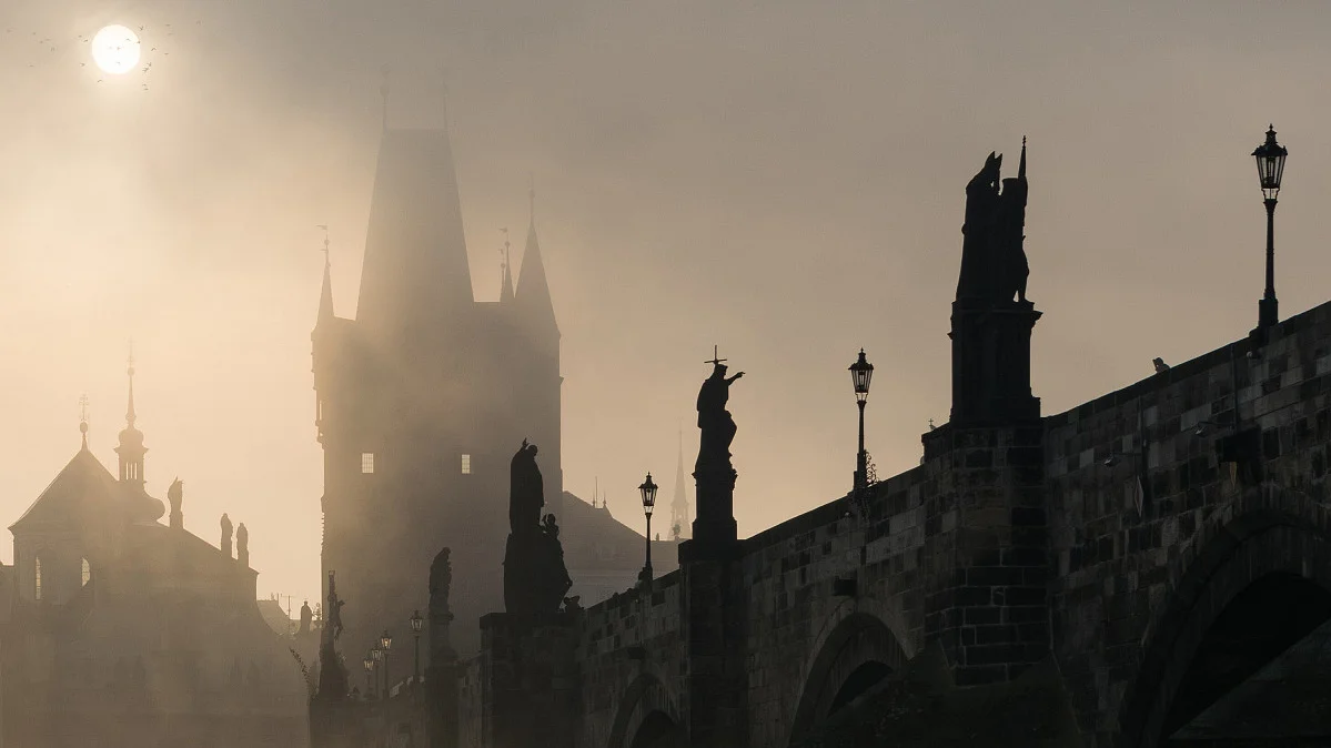 3hodinový skupinový kurz fotografování svítání v centru Prahy