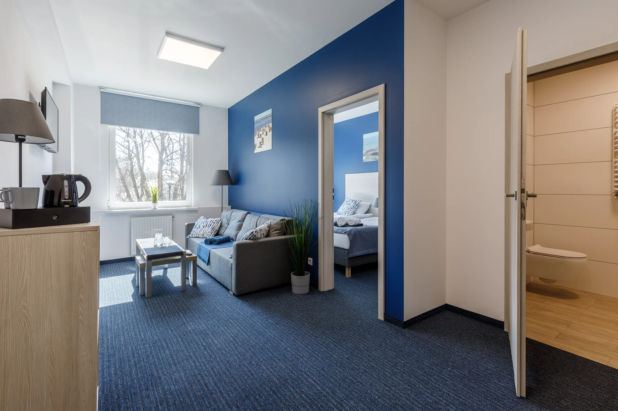Aqua House u pláže v Sopotech: možnost snídaně, super zázemí pro rodiny a aquapark hned vedle
