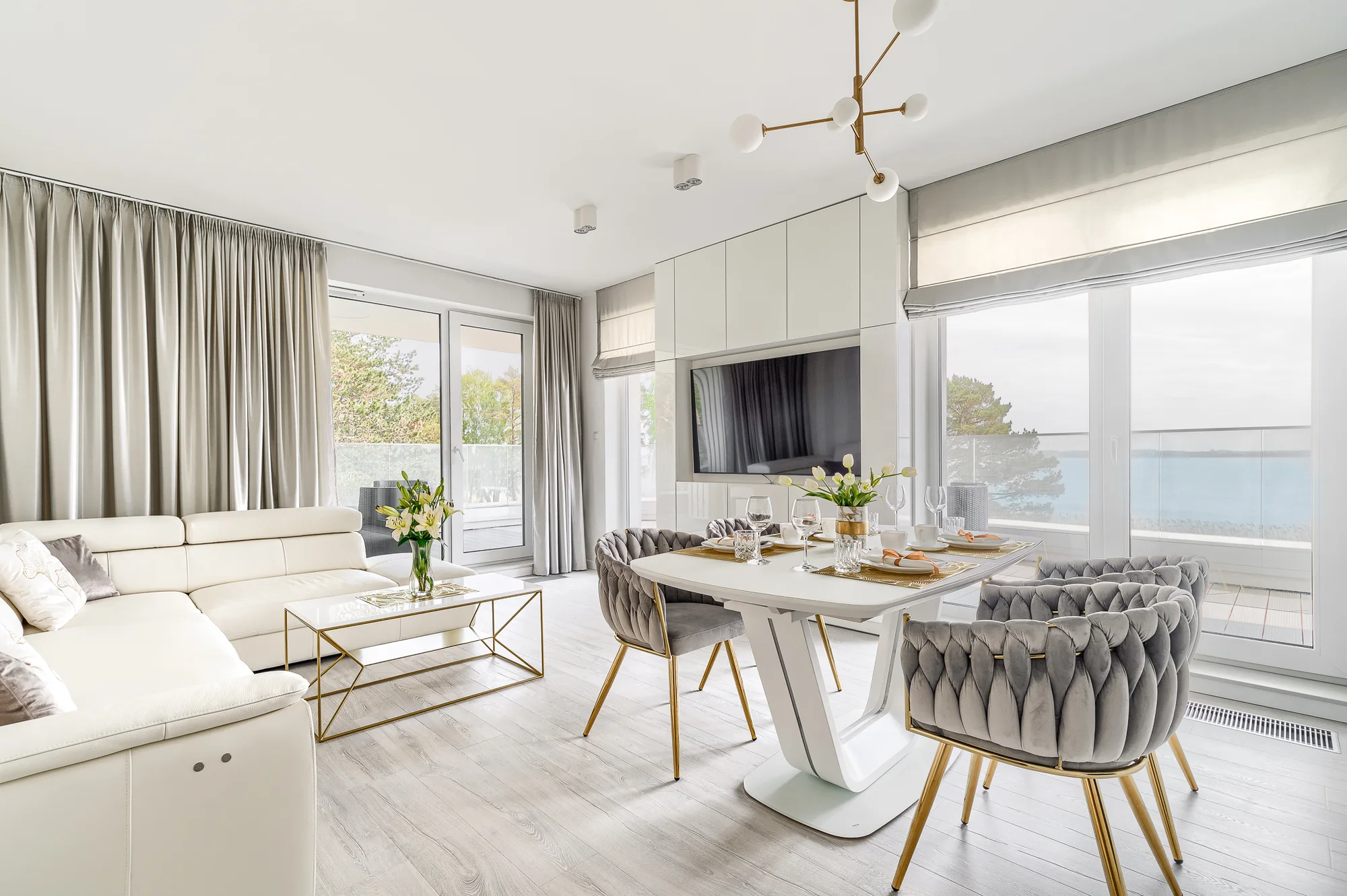 Nové krásné apartmány u Baltského moře až pro 4 osoby: mezi mořem a jezerem, v létě bazén