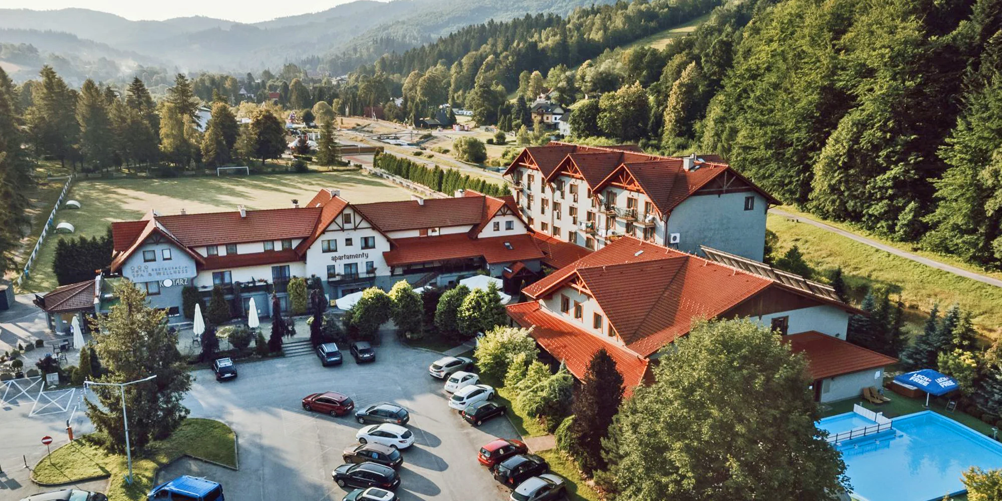 Oblíbený region Wisła: snídaně či polopenze a neomezený wellness, v létě venkovní bazén