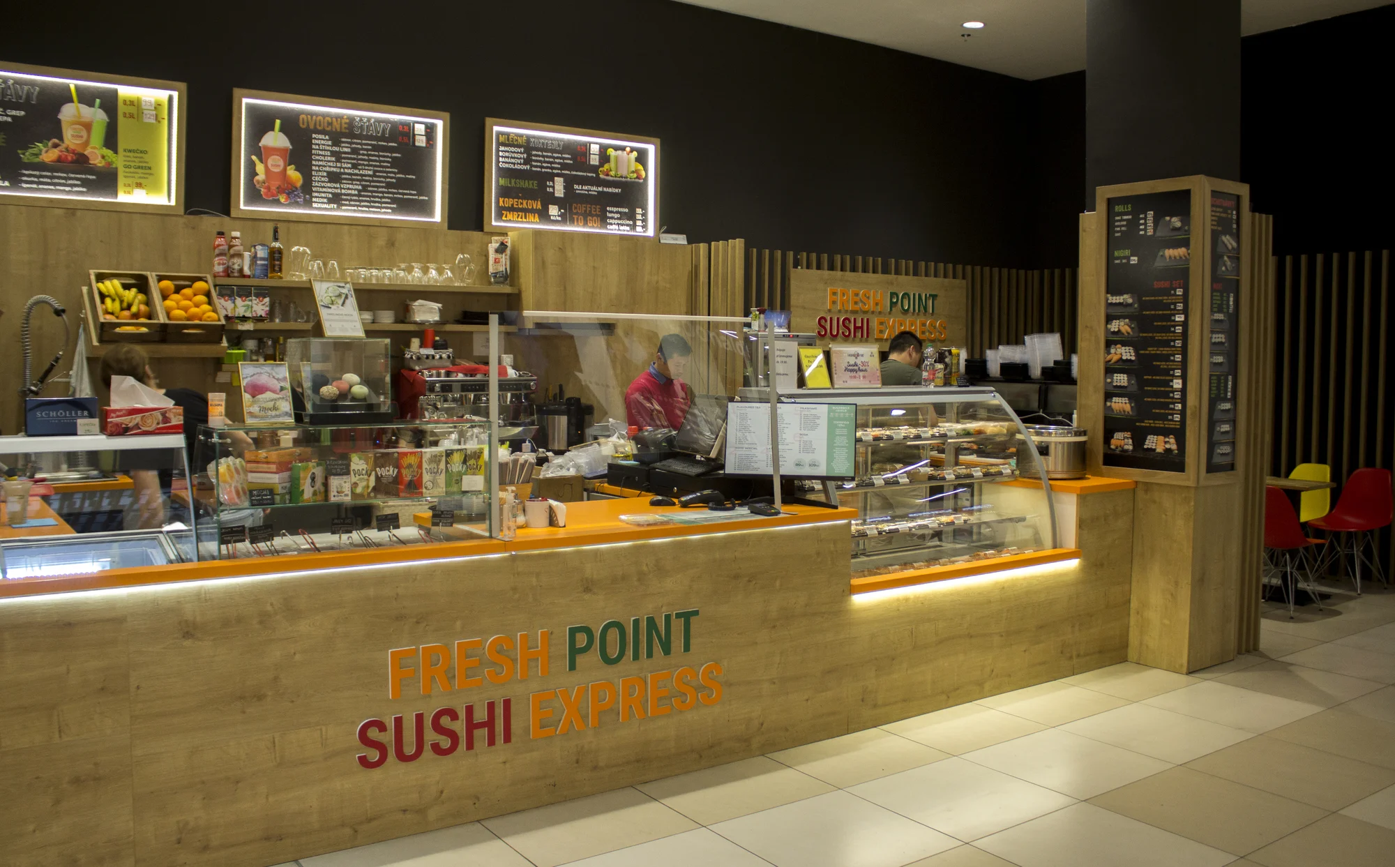 Sushi sety v bistru v brněnském OC Globus: 15 až 44 kousků, na místě či take away