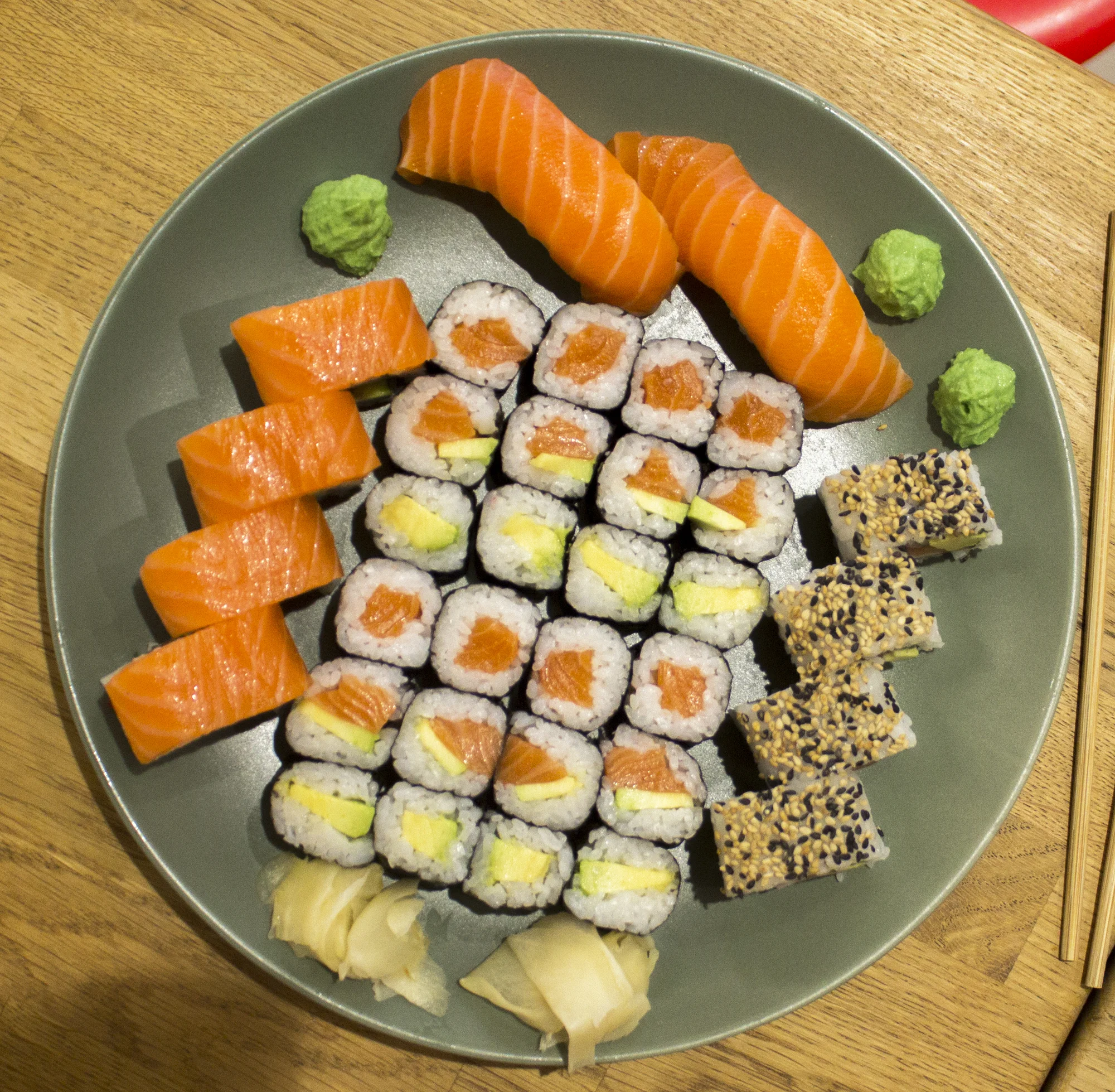 Sushi sety v bistru v brněnském OC Globus: 15 až 44 kousků, na místě či take away
