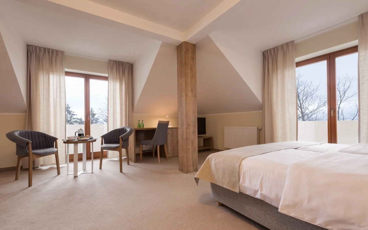 Krásy polských Krkonoš: hotel v bývalém hradu, polopenze a neomezený wellness
