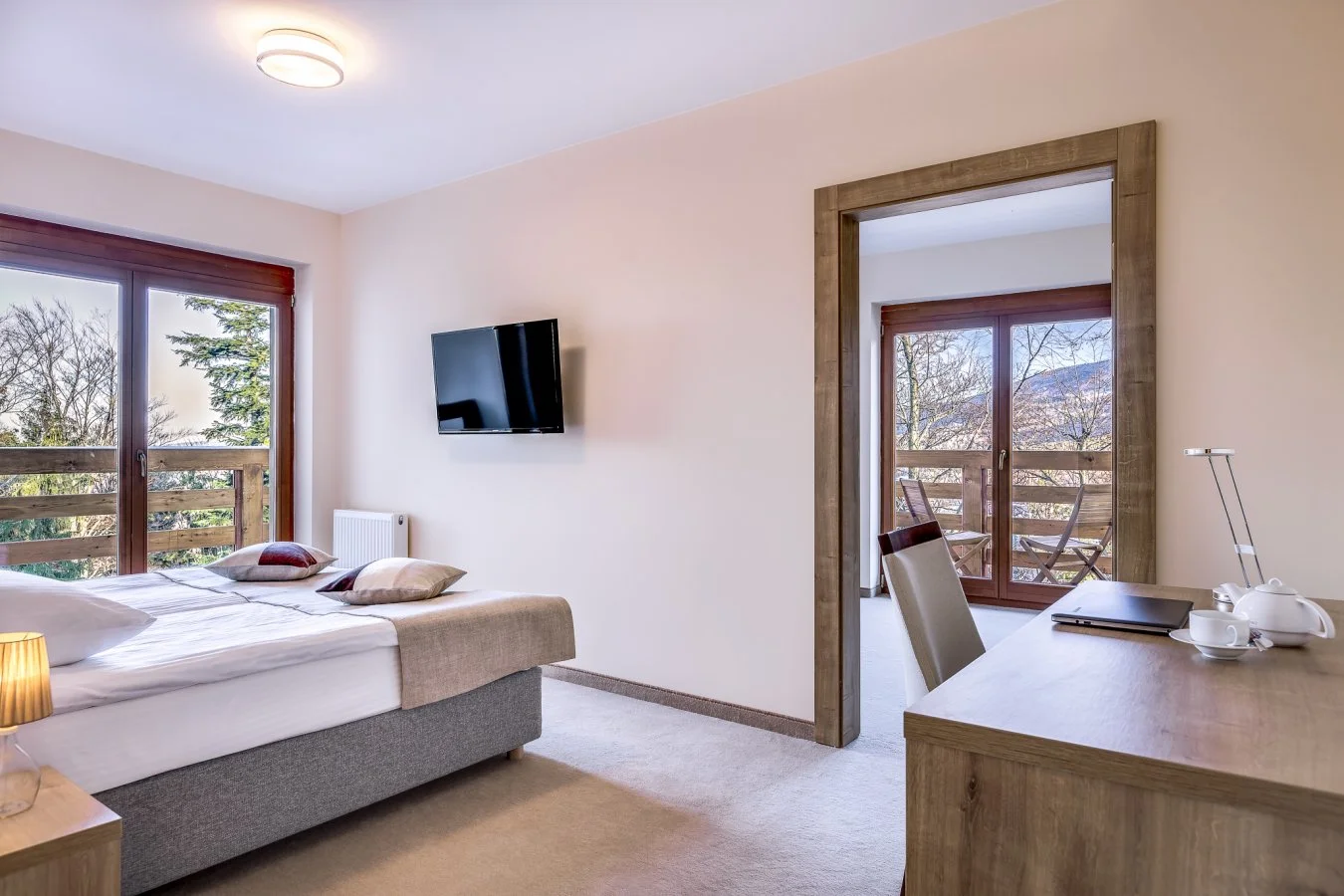Krásy polských Krkonoš: hotel v bývalém hradu, polopenze a neomezený wellness