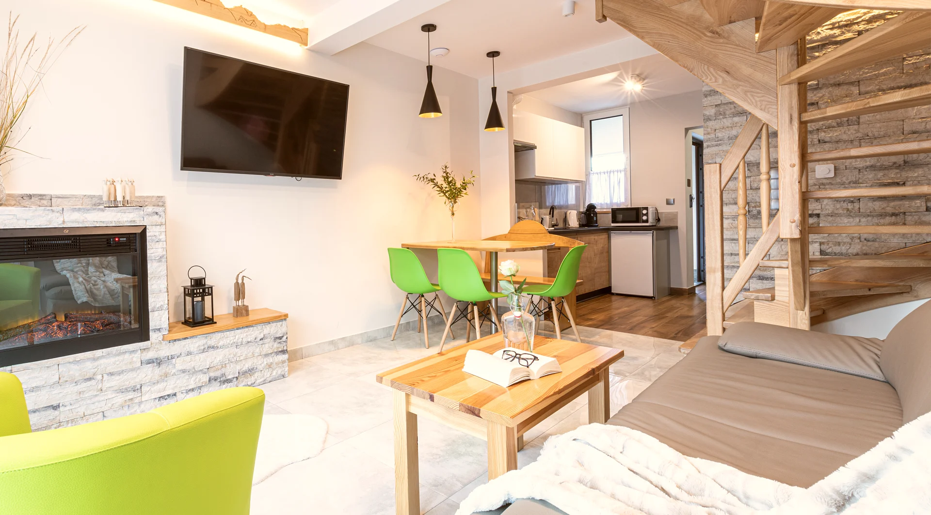 Relax v Zakopaném: bydlení s venkovní vířivkou, blízko turistických stezek, cena za celý apartmán