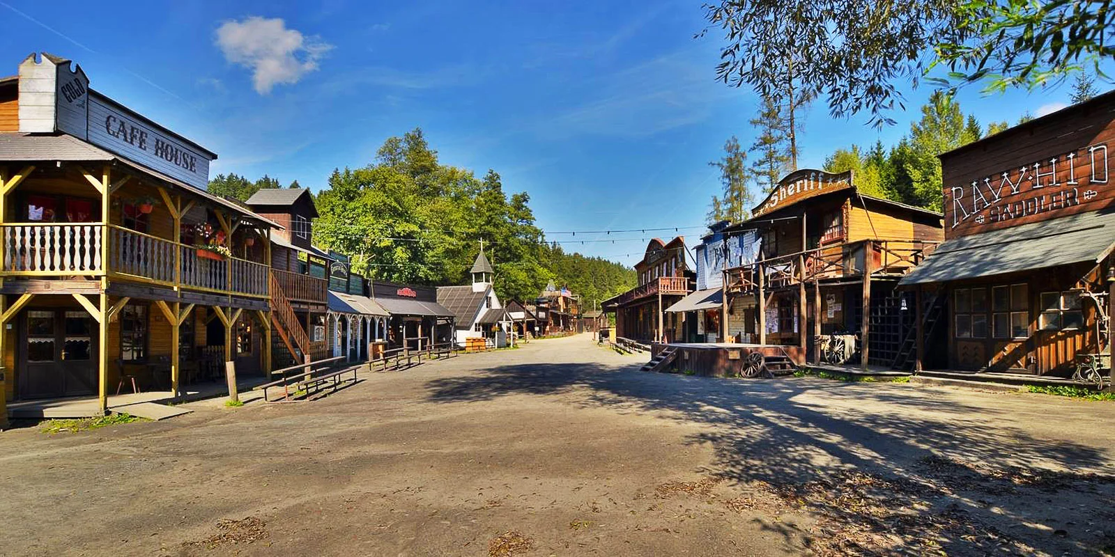 Léto v Šiklandu: pobyt ve westernovém městečku s programem až pro 4 osoby, všední dny