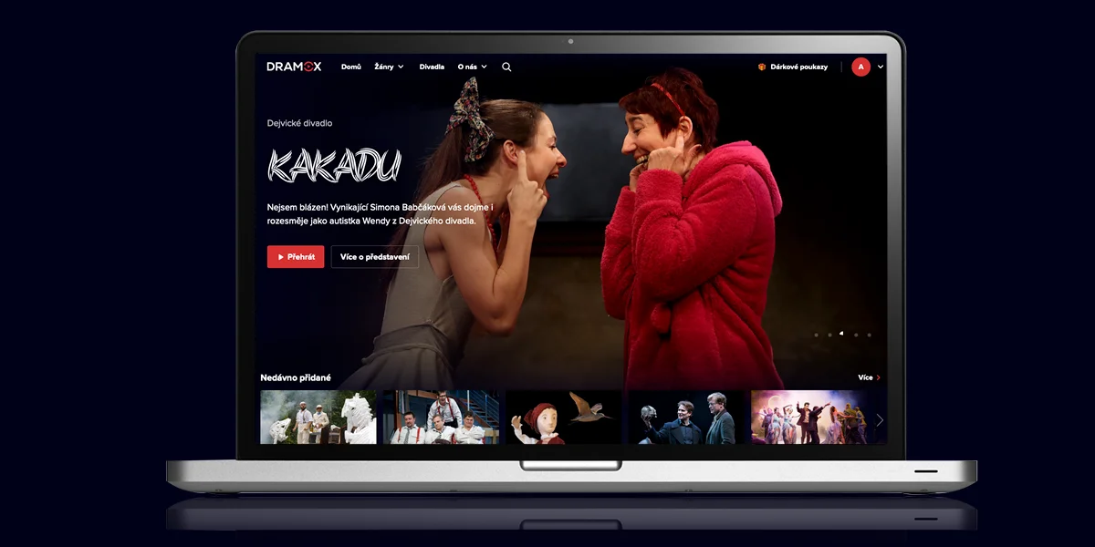 Stovky divadelních představení u vás doma: předplatné Dramox.cz