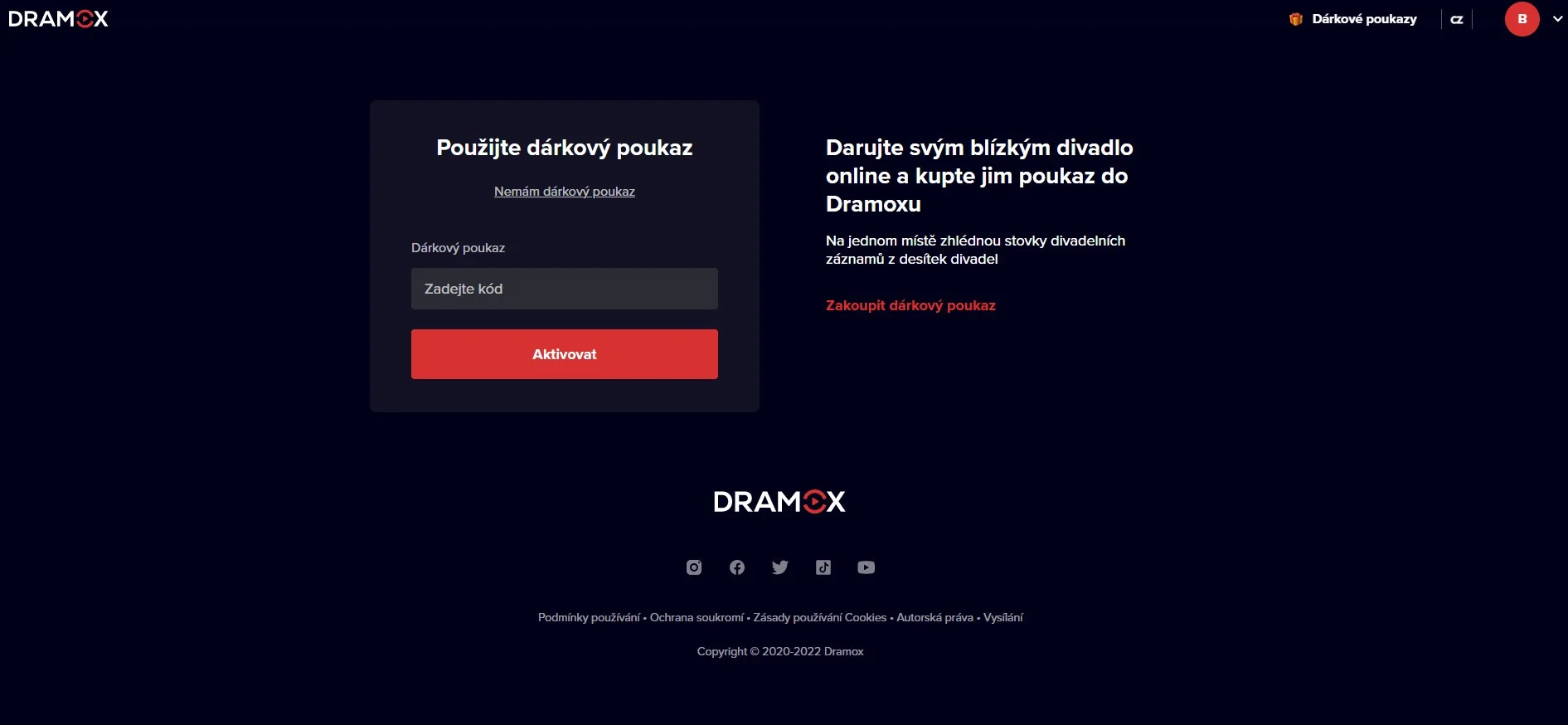 Stovky divadelních představení u vás doma: předplatné Dramox.cz