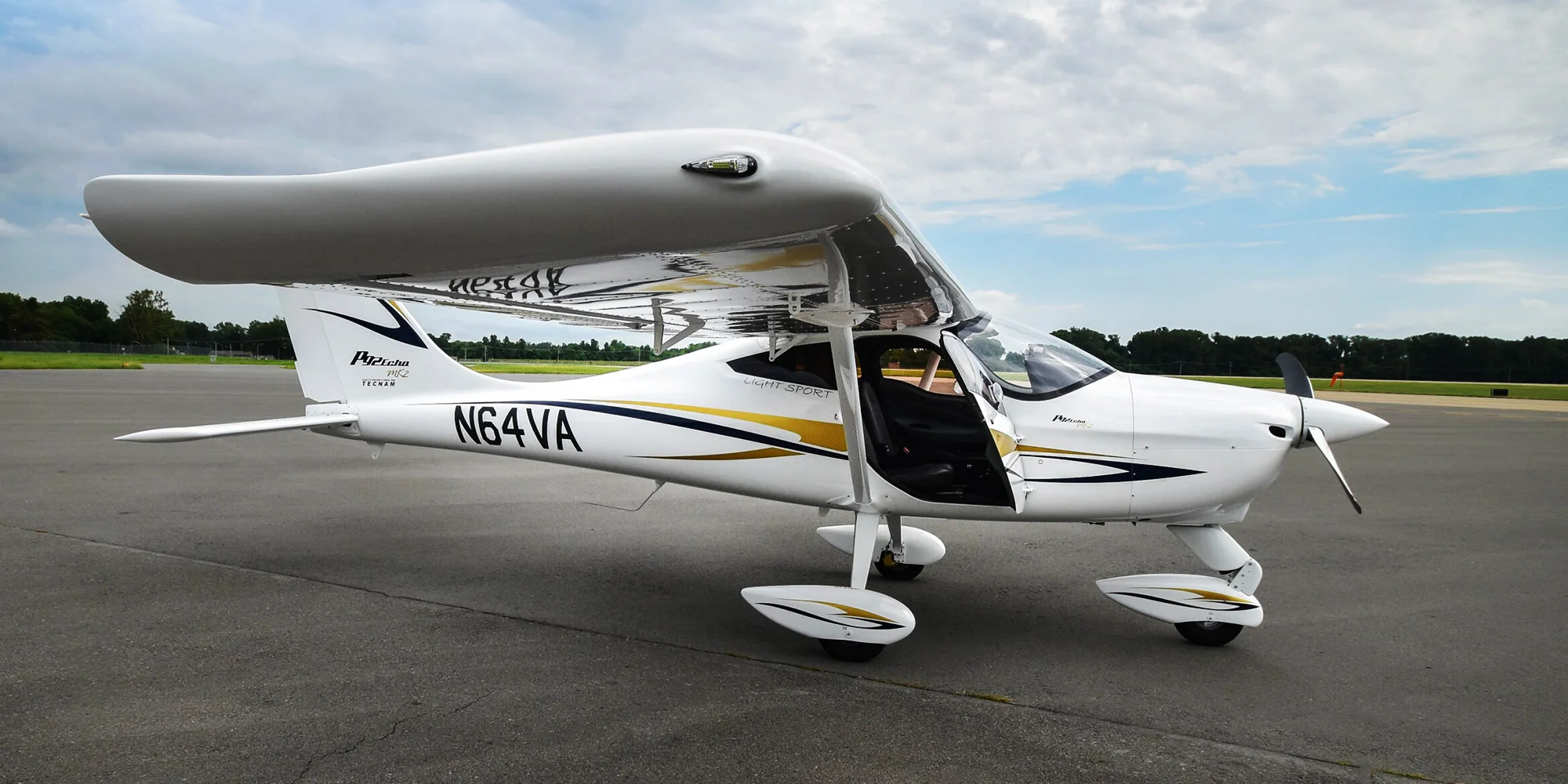 Pilotem na zkoušku: 30–45 min. letu v letadle Bristell nebo Tecnam pro 1 osobu