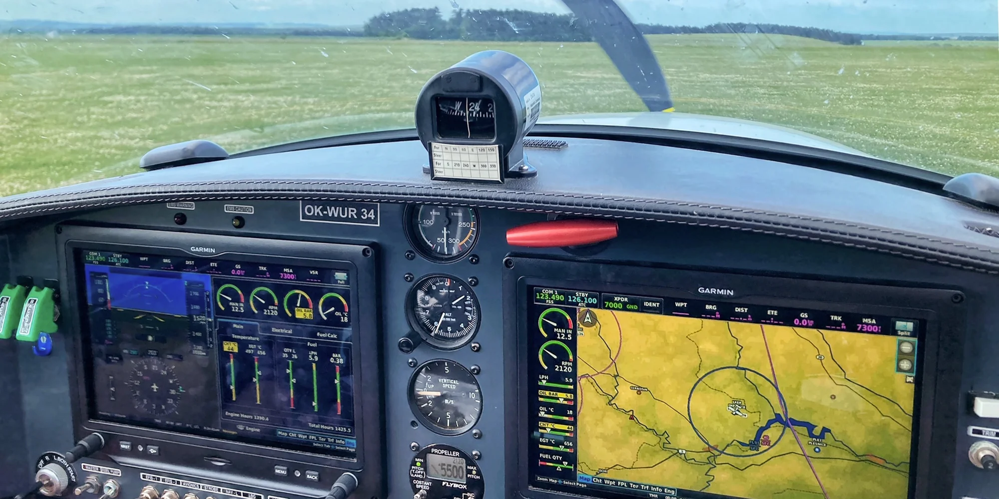 Pilotem na zkoušku: 30–45 min. letu v letadle Bristell nebo Tecnam pro 1 osobu