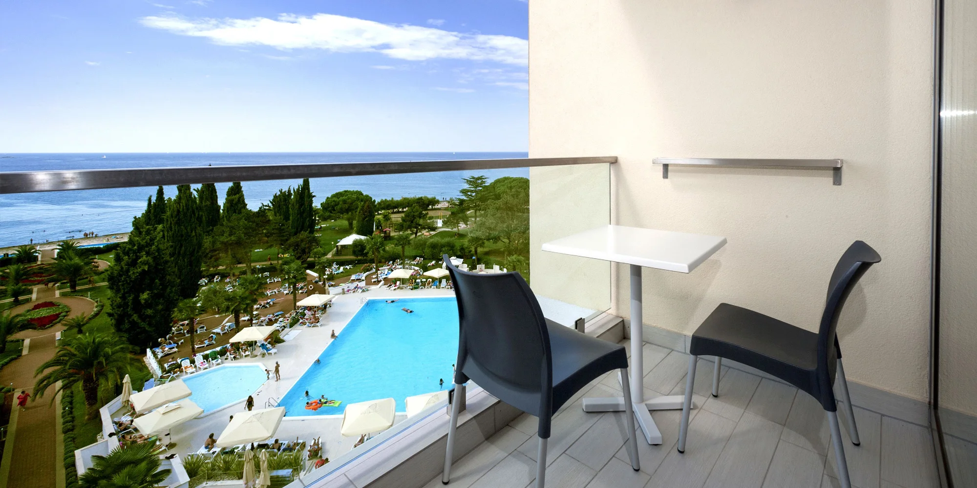 Dovolená v chorvatském letovisku Poreč: polopenze s nápoji, bazény, 100 m na pláž